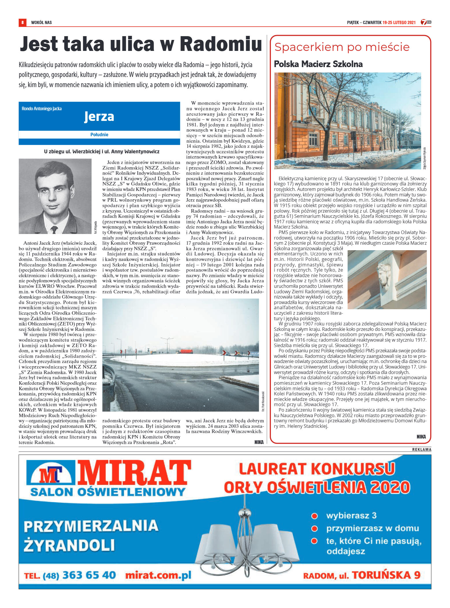 Tygodnik "7 Dni" nr 754 z dn. 19.02.2021 r. - strona 8