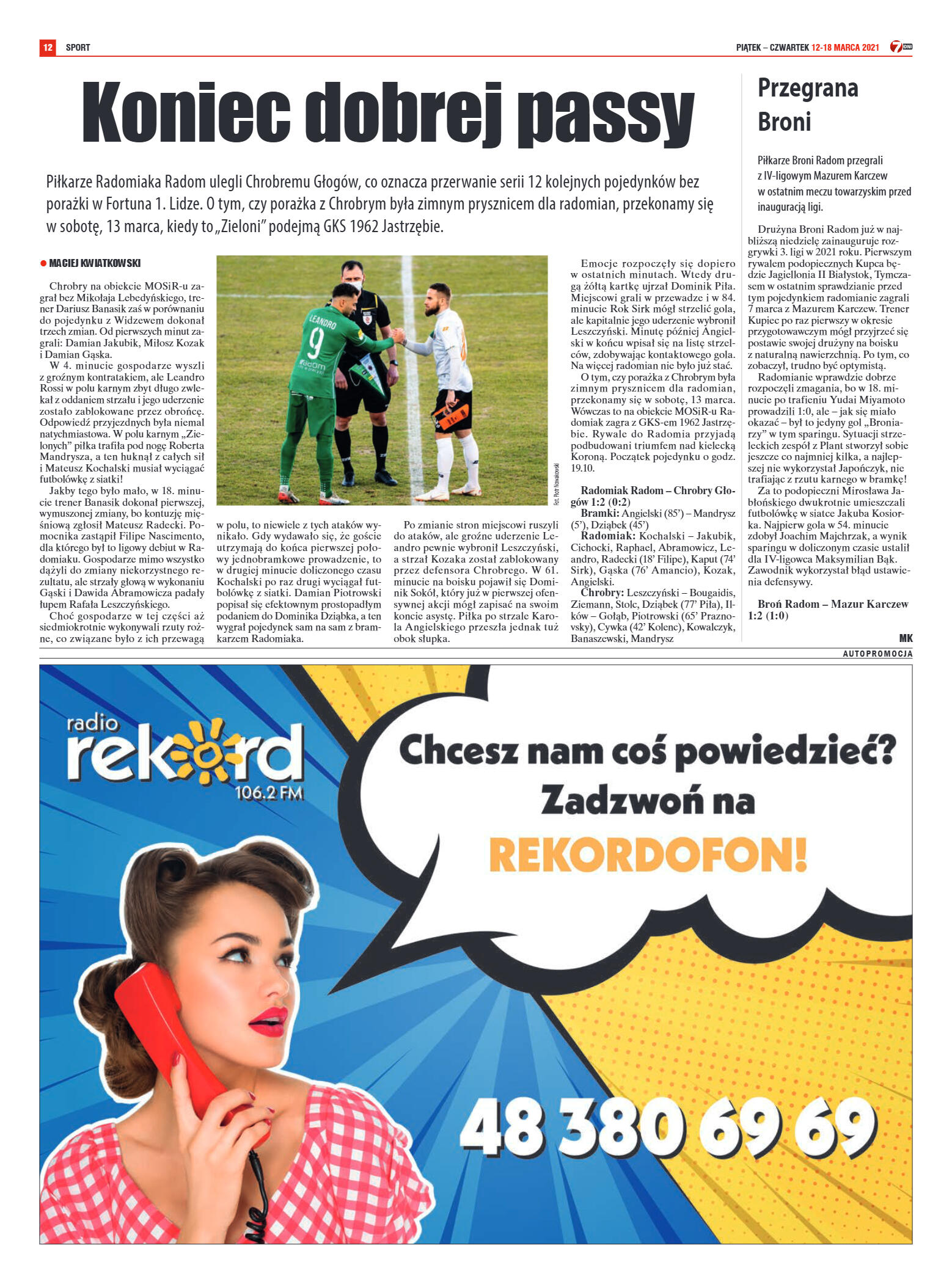 Tygodnik "7 Dni" nr 757 z 12.03.2021 r. - strona 12