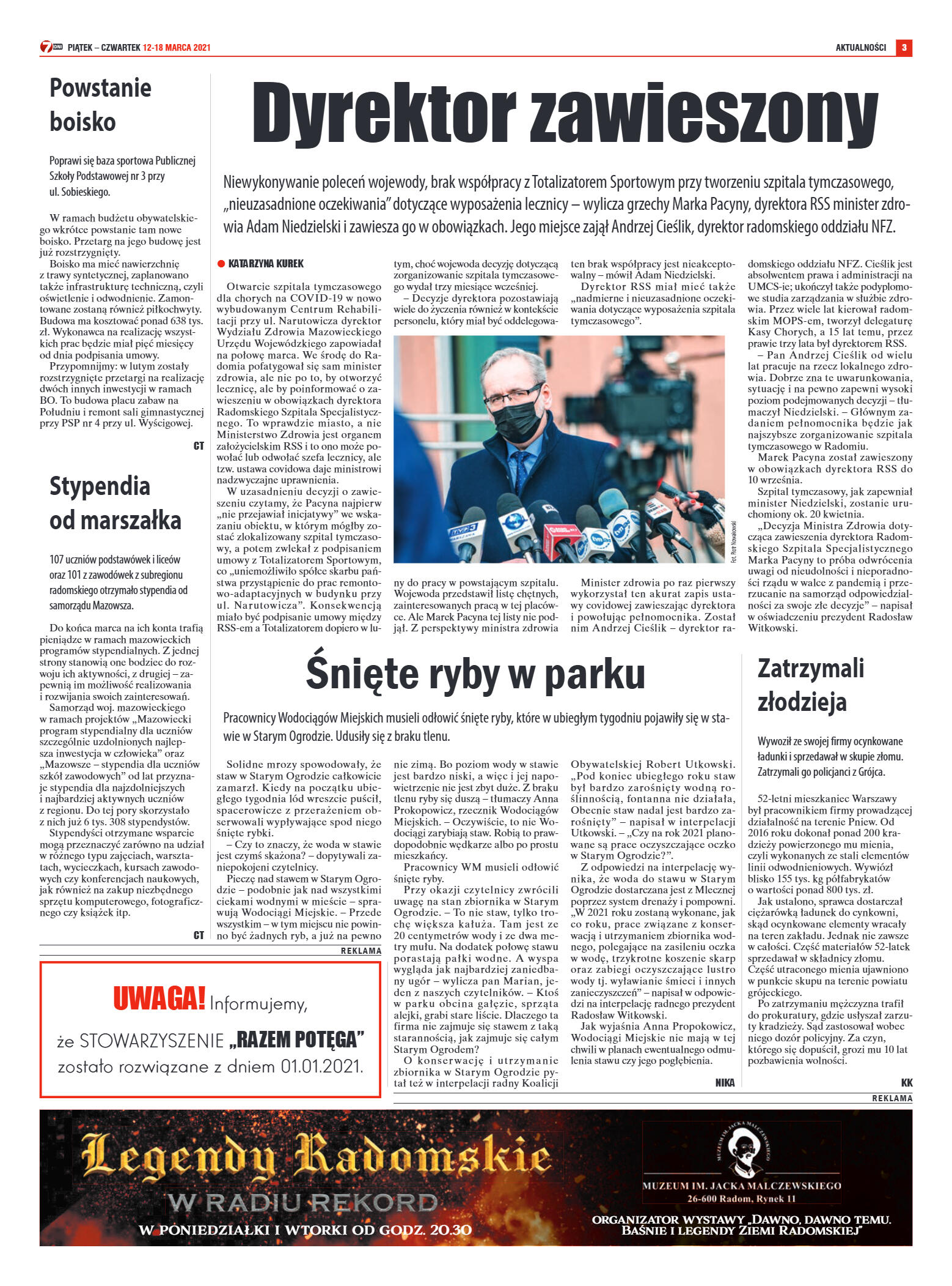 Tygodnik "7 Dni" nr 757 z 12.03.2021 r. - strona 3