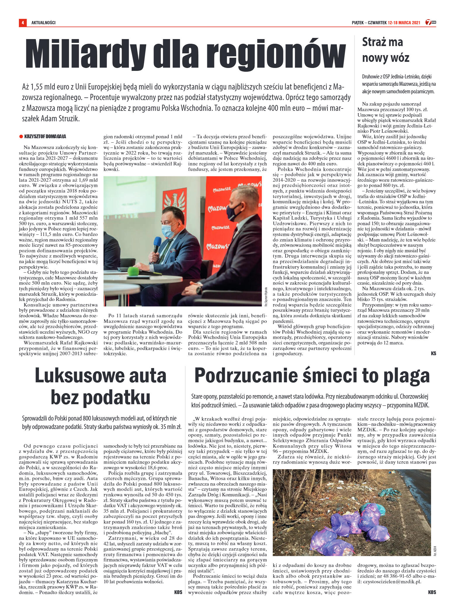 Tygodnik "7 Dni" nr 757 z 12.03.2021 r. - strona 4