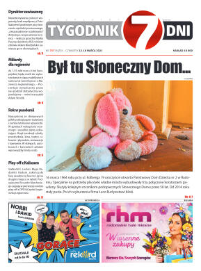 Tygodnik "7 Dni" nr 757 z 12.03.2021 r. - strona 1