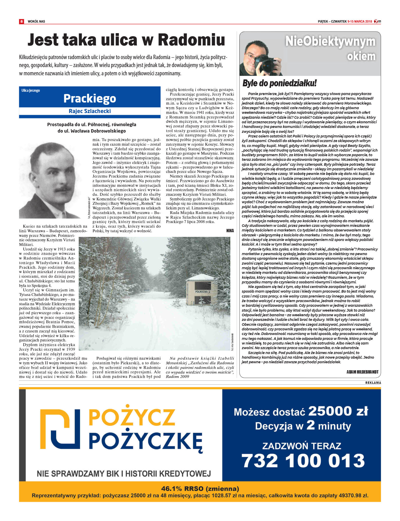 Tygodnik "7 Dni" nr 626 z dn. 9.03.2018 - strona 12