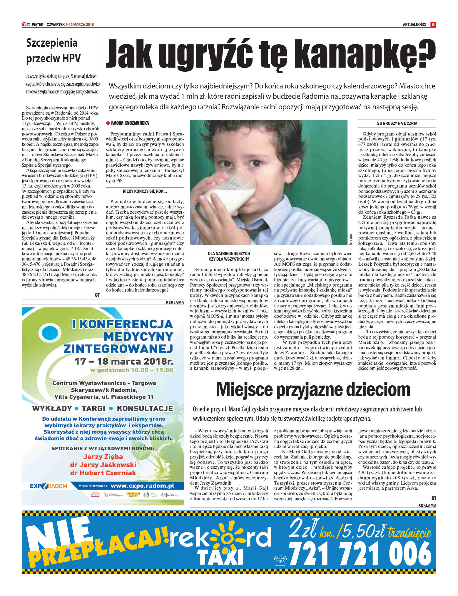 Tygodnik "7 Dni" nr 626 z dn. 9.03.2018 - strona 5