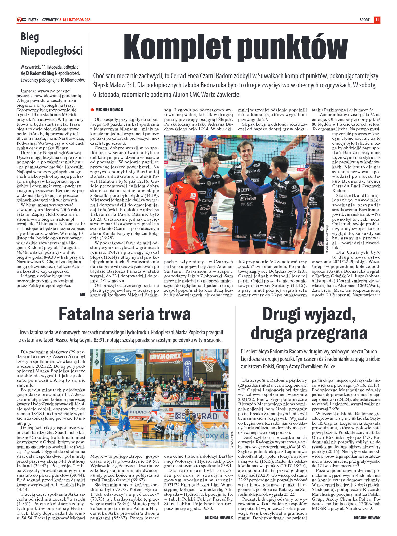 Tygodnik "7 Dni" nr 791 z dn. 05.11.2021 r. - strona 11