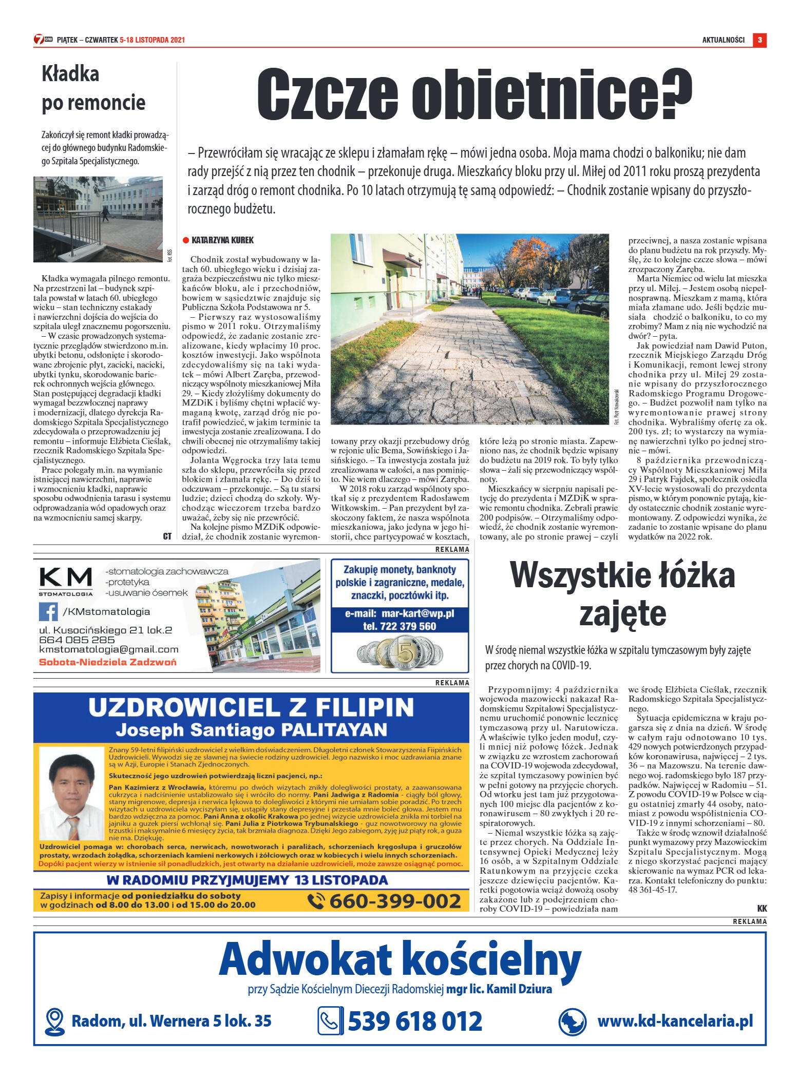 Tygodnik "7 Dni" nr 791 z dn. 05.11.2021 r. - strona 3