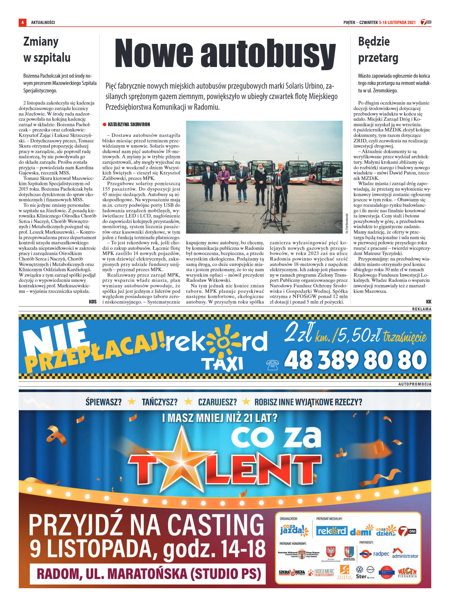 Tygodnik "7 Dni" nr 791 z dn. 05.11.2021 r. - strona 4