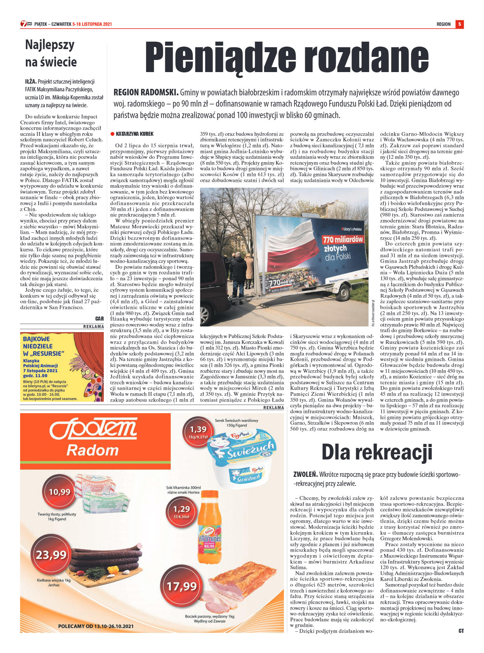 Tygodnik "7 Dni" nr 791 z dn. 05.11.2021 r. - strona 5