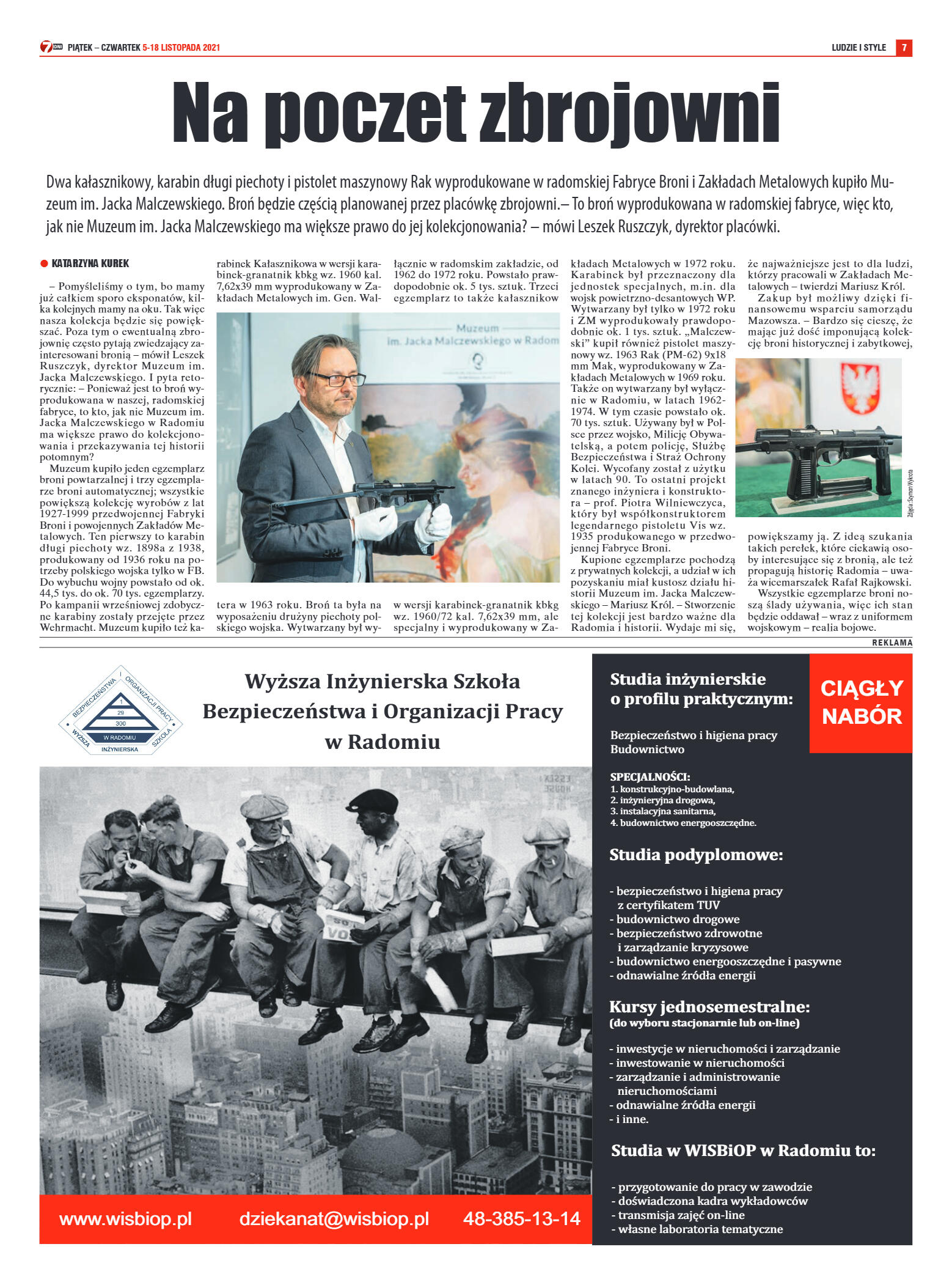 Tygodnik "7 Dni" nr 791 z dn. 05.11.2021 r. - strona 7