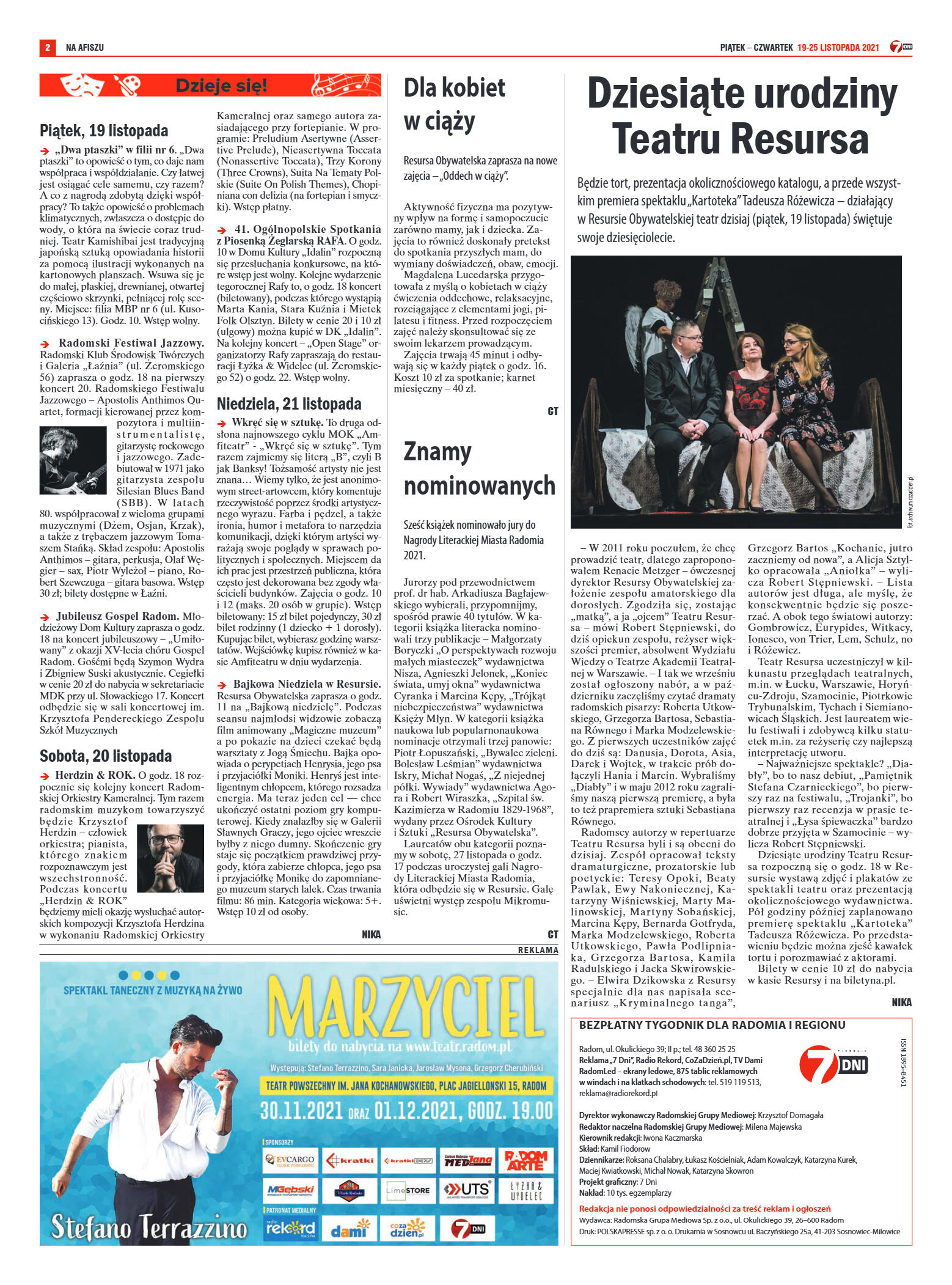 Tygodnik "7 Dni" nr 792 z dn. 19.11.2021 r. - strona 2