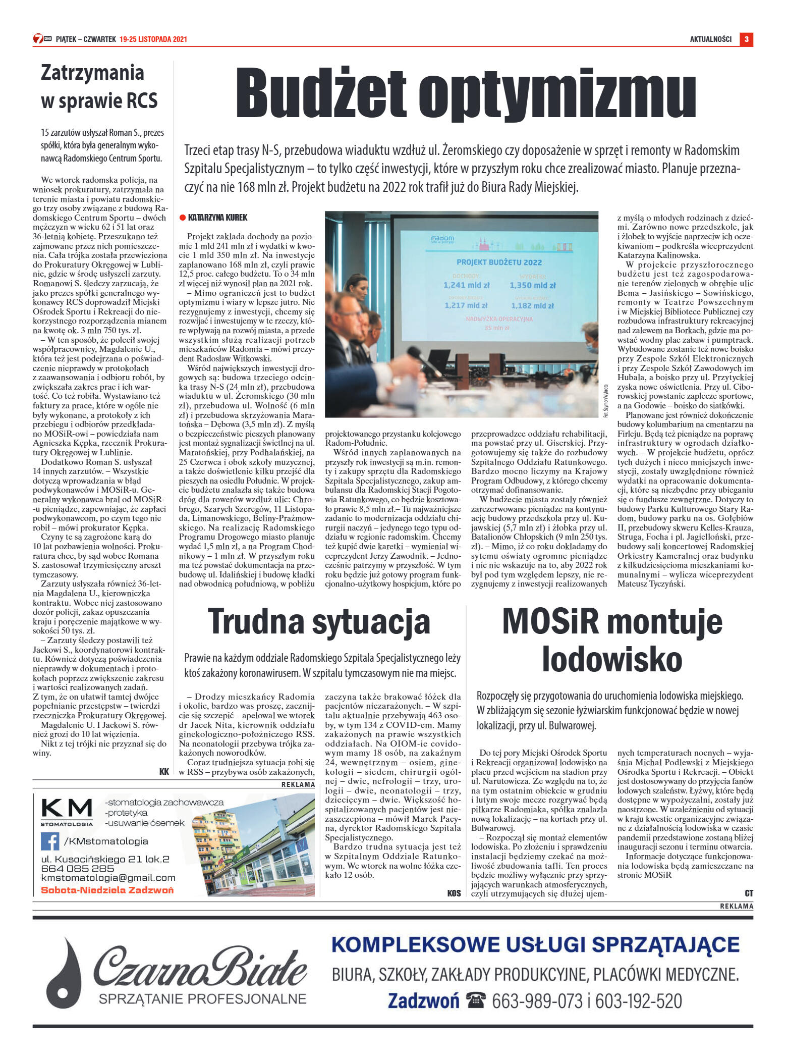 Tygodnik "7 Dni" nr 792 z dn. 19.11.2021 r. - strona 3