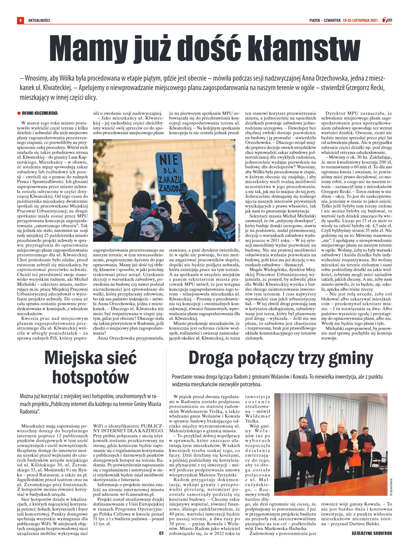 Tygodnik "7 Dni" nr 792 z dn. 19.11.2021 r. - strona 4