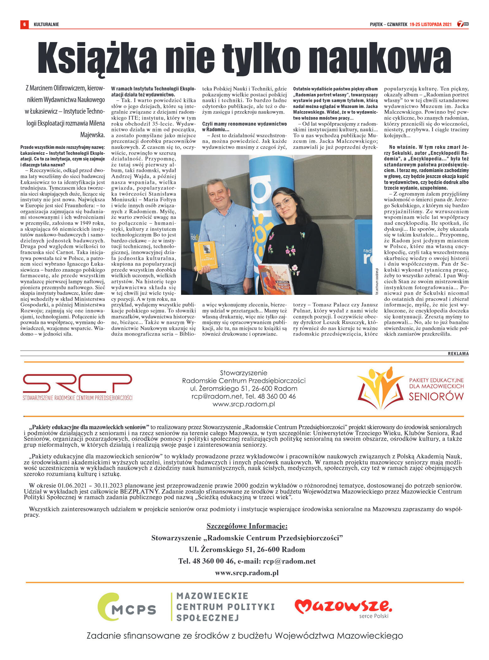 Tygodnik "7 Dni" nr 792 z dn. 19.11.2021 r. - strona 6