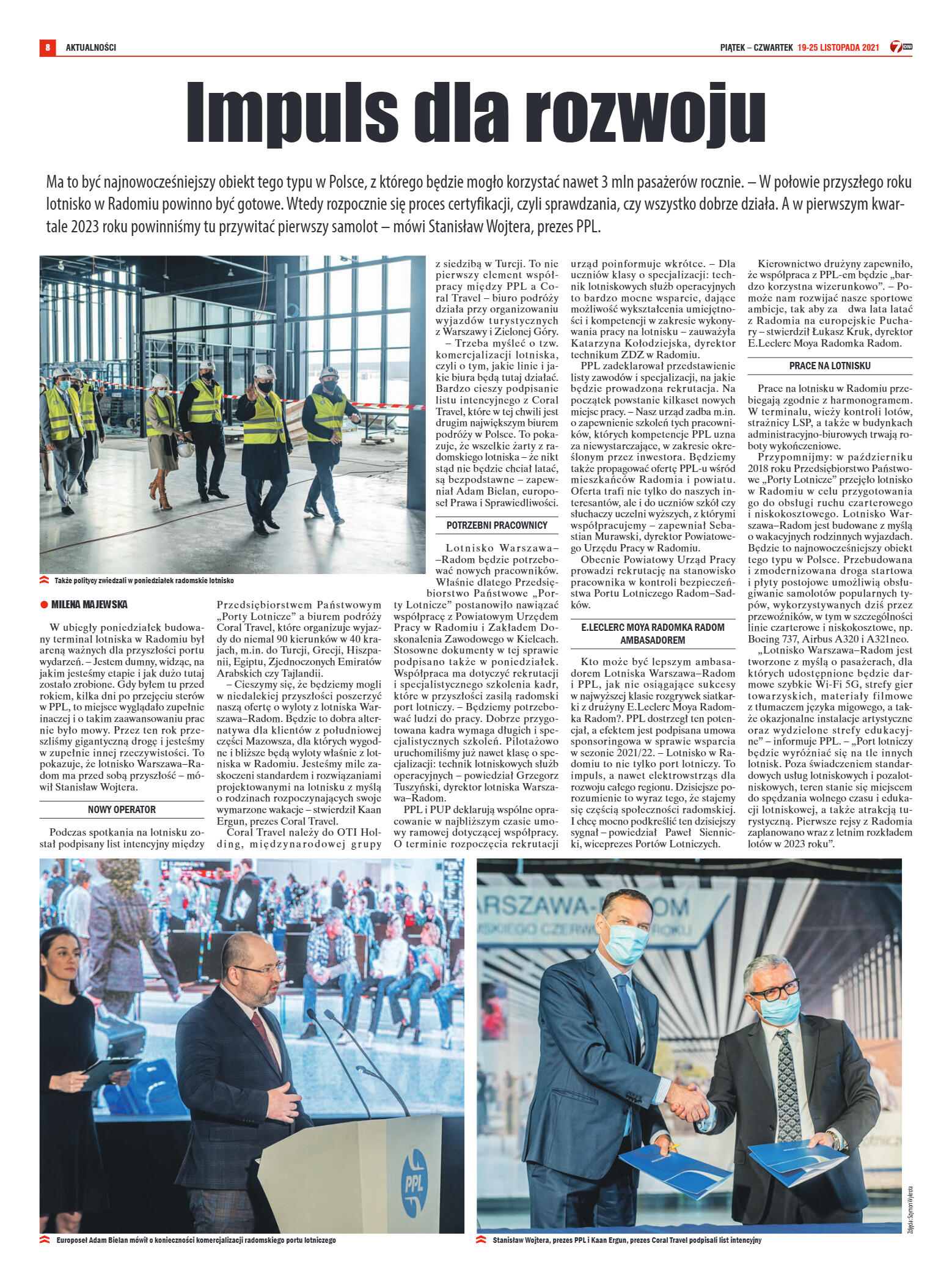 Tygodnik "7 Dni" nr 792 z dn. 19.11.2021 r. - strona 8