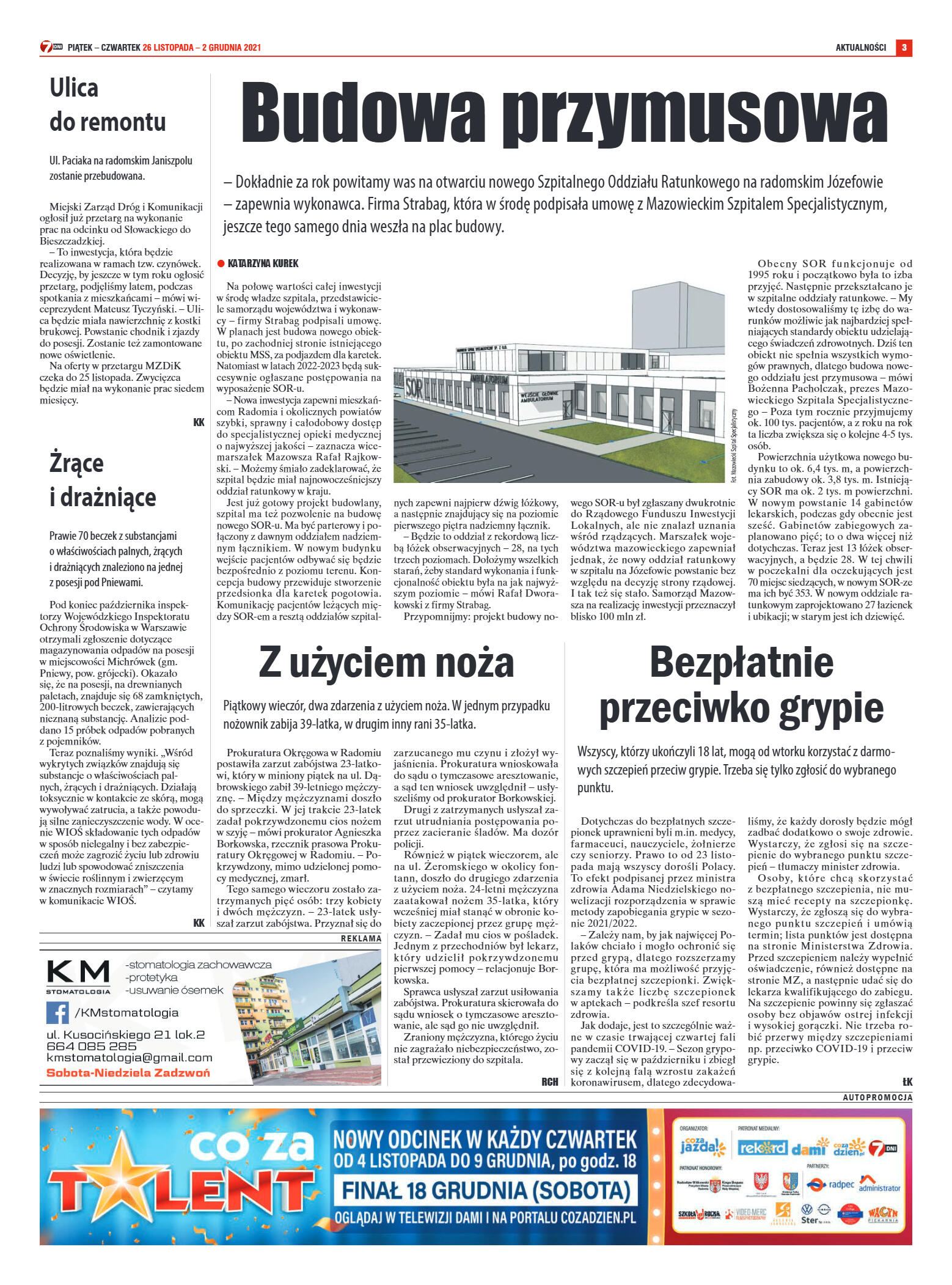 Tygodnik "7 Dni" nr 793 z dn. 26.11.2021 r. - strona 3