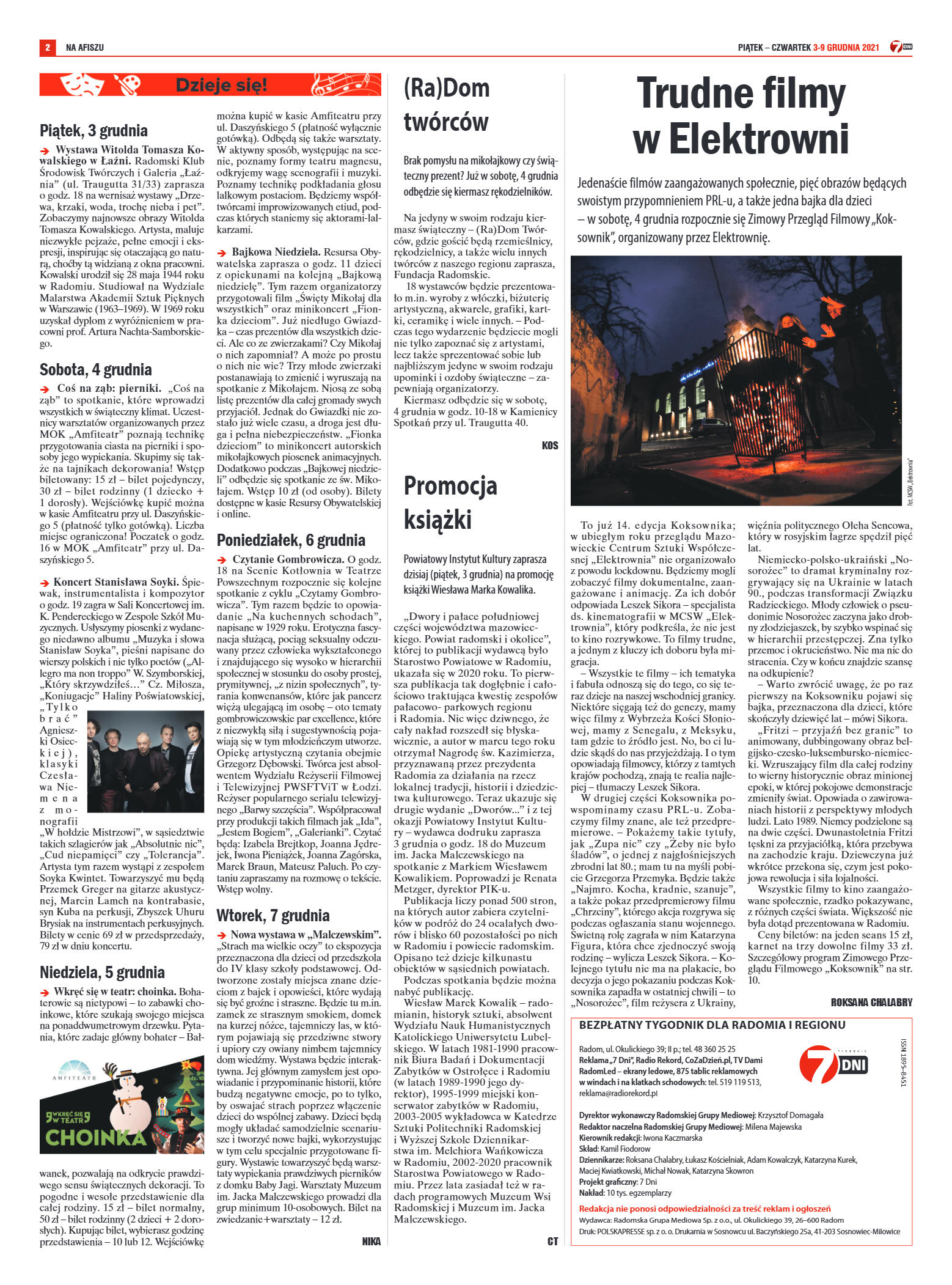 Tygodnik "7 Dni" nr 794 z dn. 3.12.2021 r. - strona 2