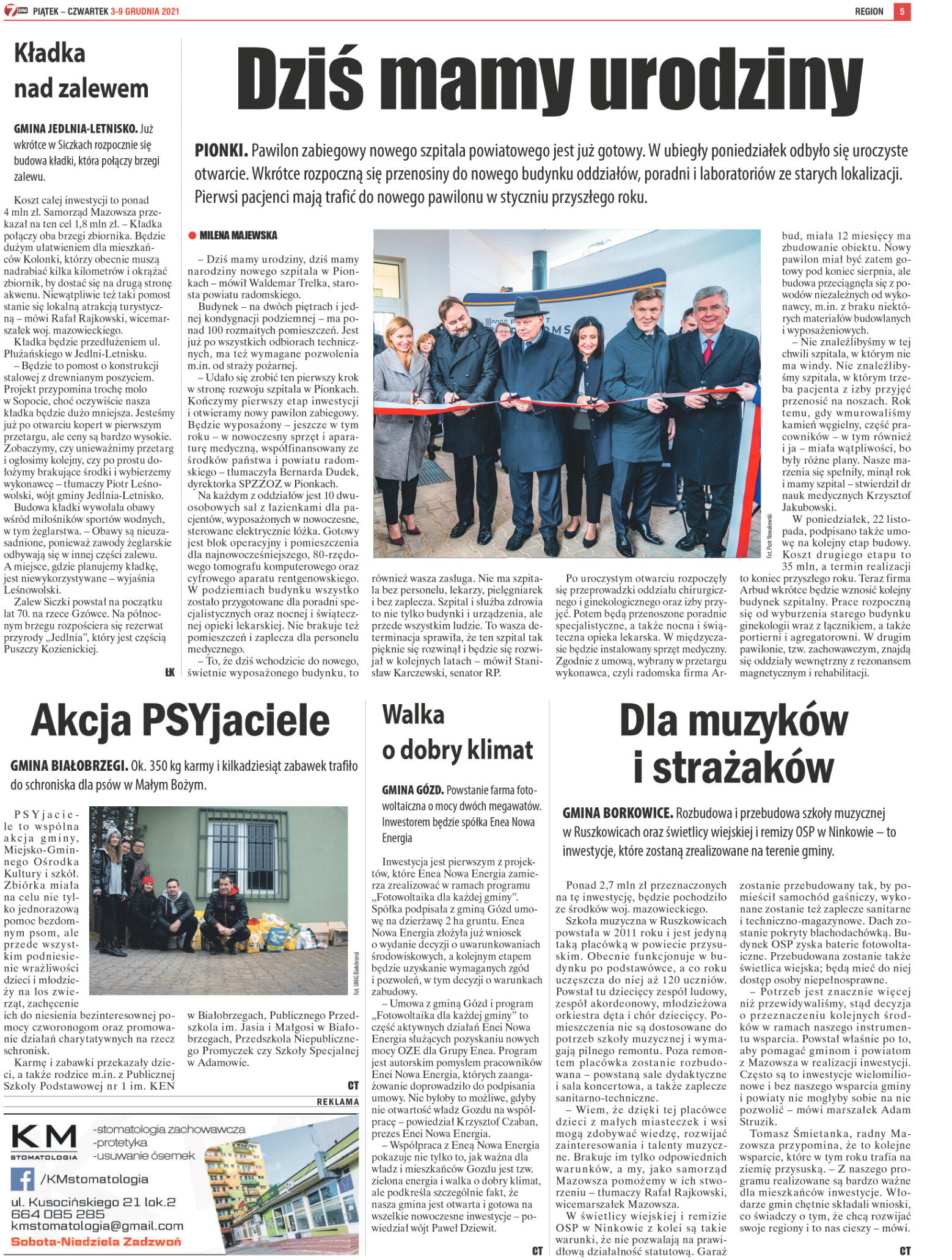 Tygodnik "7 Dni" nr 794 z dn. 3.12.2021 r. - strona 5