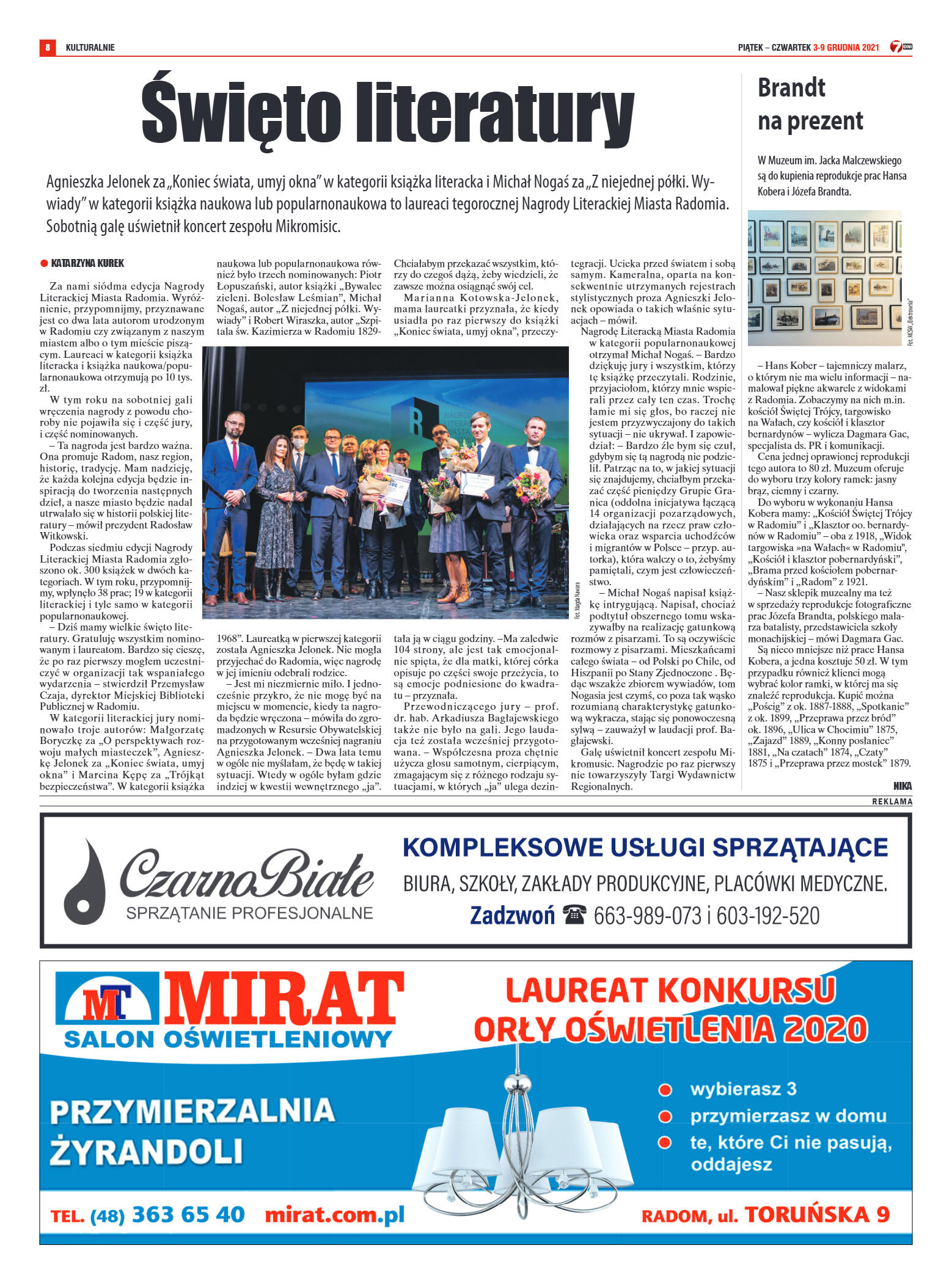 Tygodnik "7 Dni" nr 794 z dn. 3.12.2021 r. - strona 8