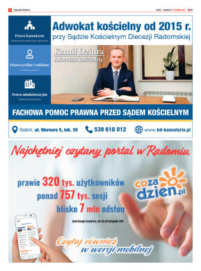 Tygodnik "7 Dni" nr 794 z dn. 3.12.2021 r. - strona 12