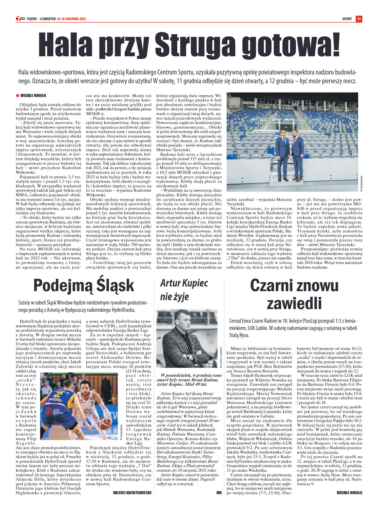 Tygodnik "7 Dni" nr 795 z dn. 10.12.2021 r. - strona 11