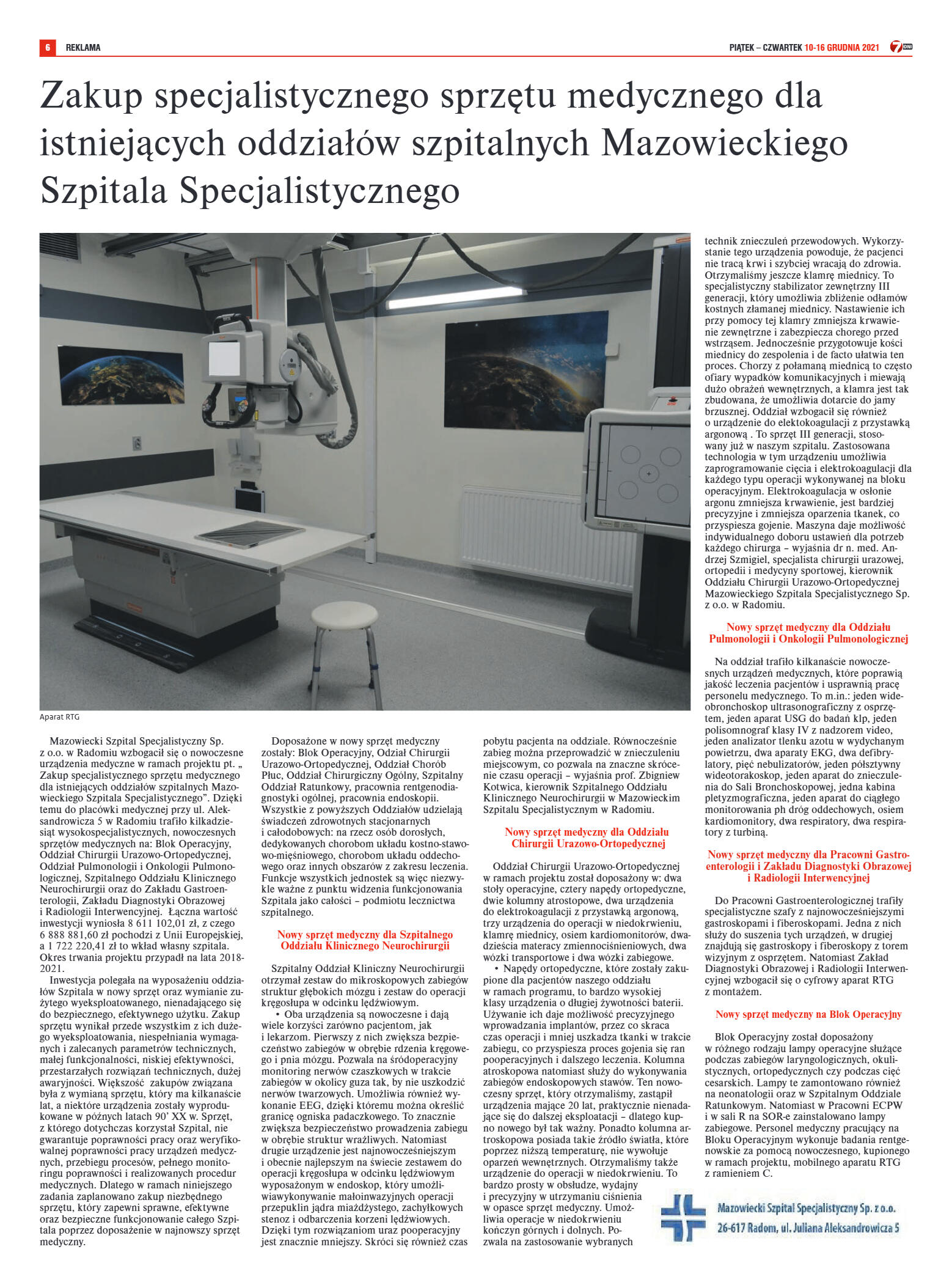 Tygodnik "7 Dni" nr 795 z dn. 10.12.2021 r. - strona 6