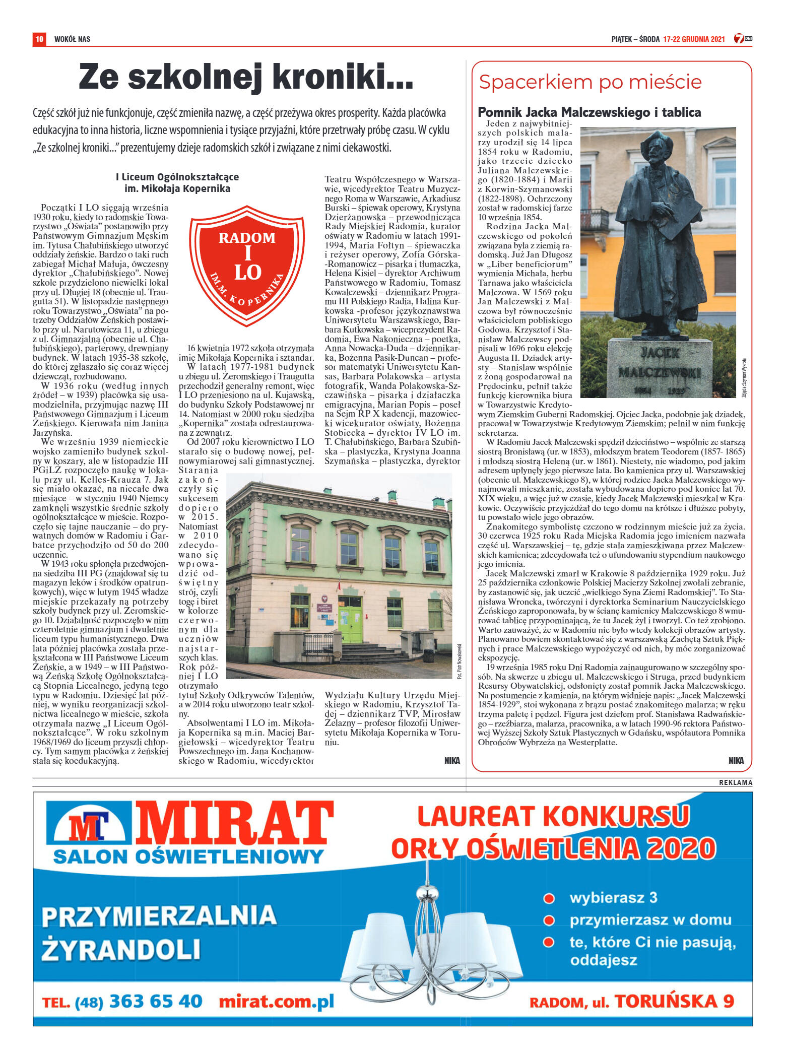 Tygodnik "7 Dni" nr 796 z dn. 17.12.2021 r. - strona 10