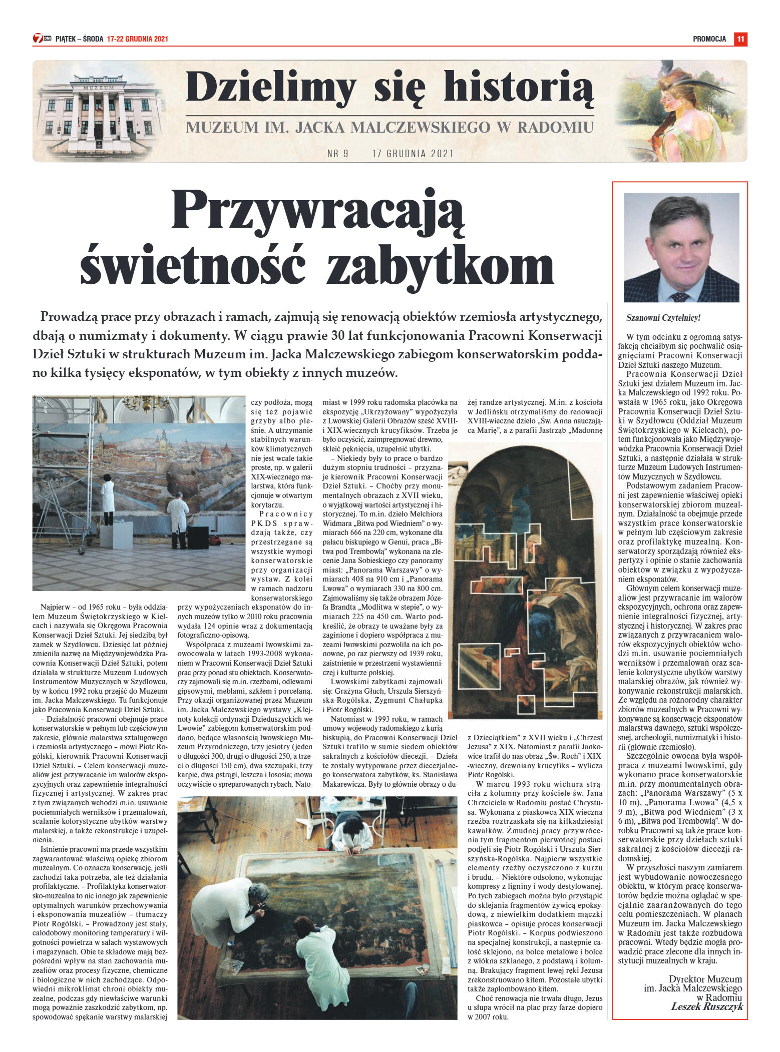 Tygodnik "7 Dni" nr 796 z dn. 17.12.2021 r. - strona 11