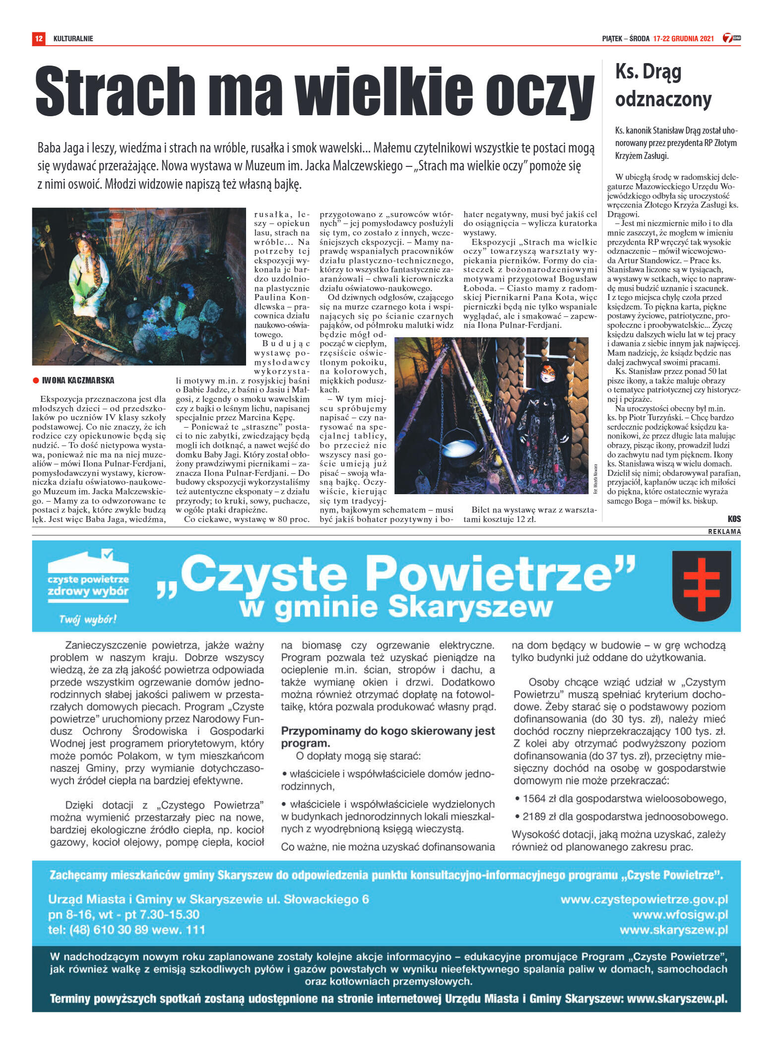 Tygodnik "7 Dni" nr 796 z dn. 17.12.2021 r. - strona 12