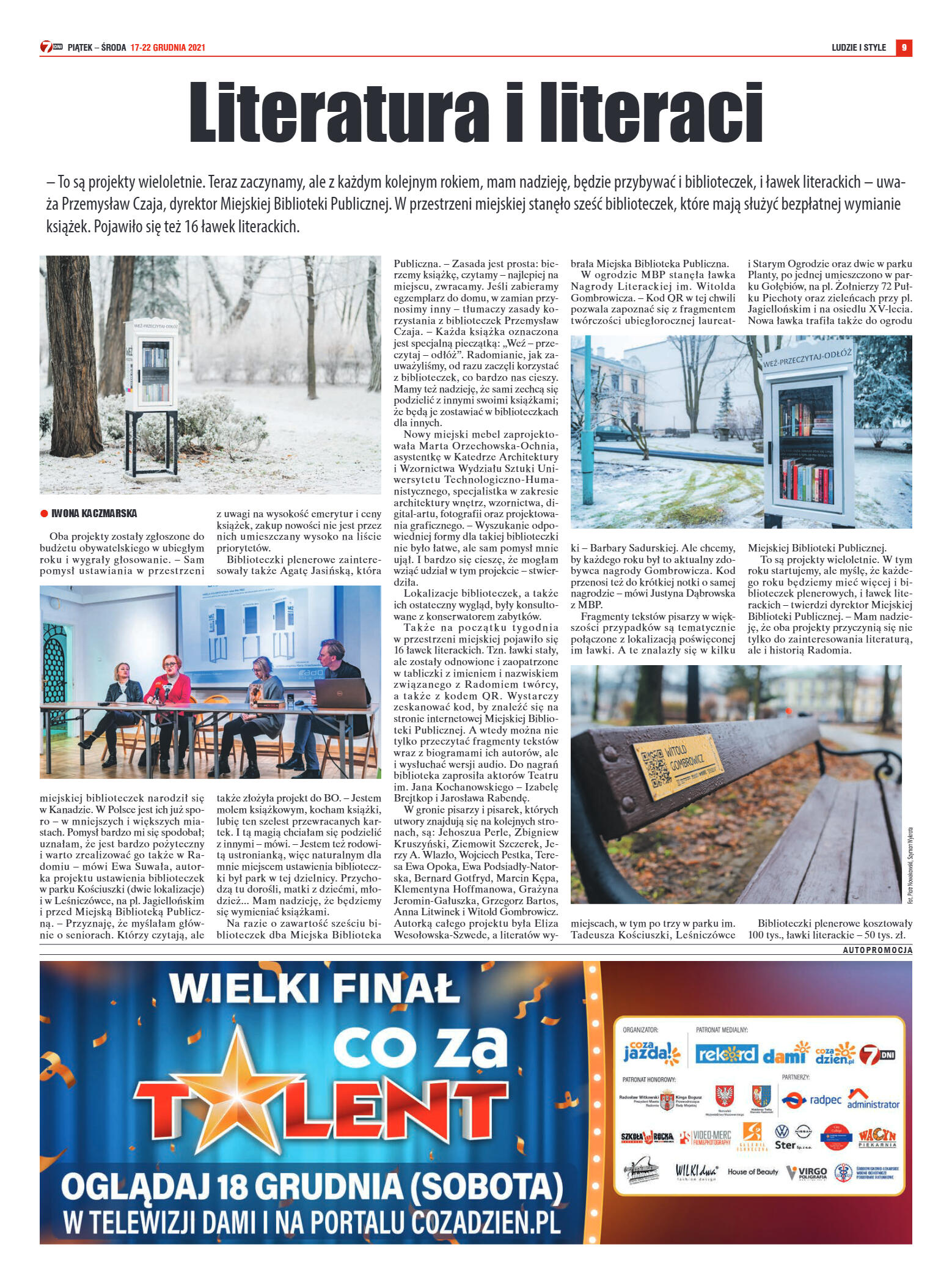 Tygodnik "7 Dni" nr 796 z dn. 17.12.2021 r. - strona 9