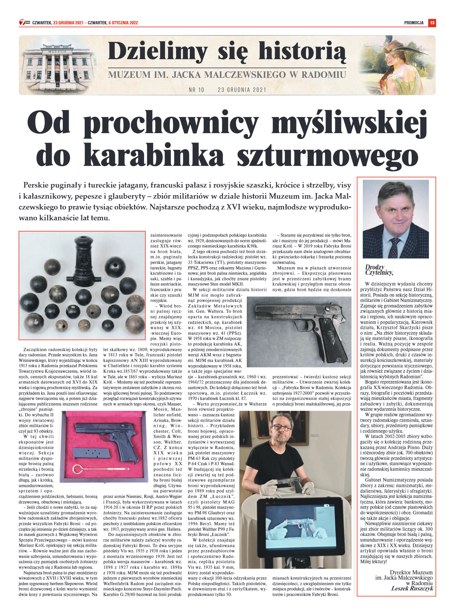 Tygodnik "7 Dni" nr 797 z dn. 23.12.2021 r. - strona 13