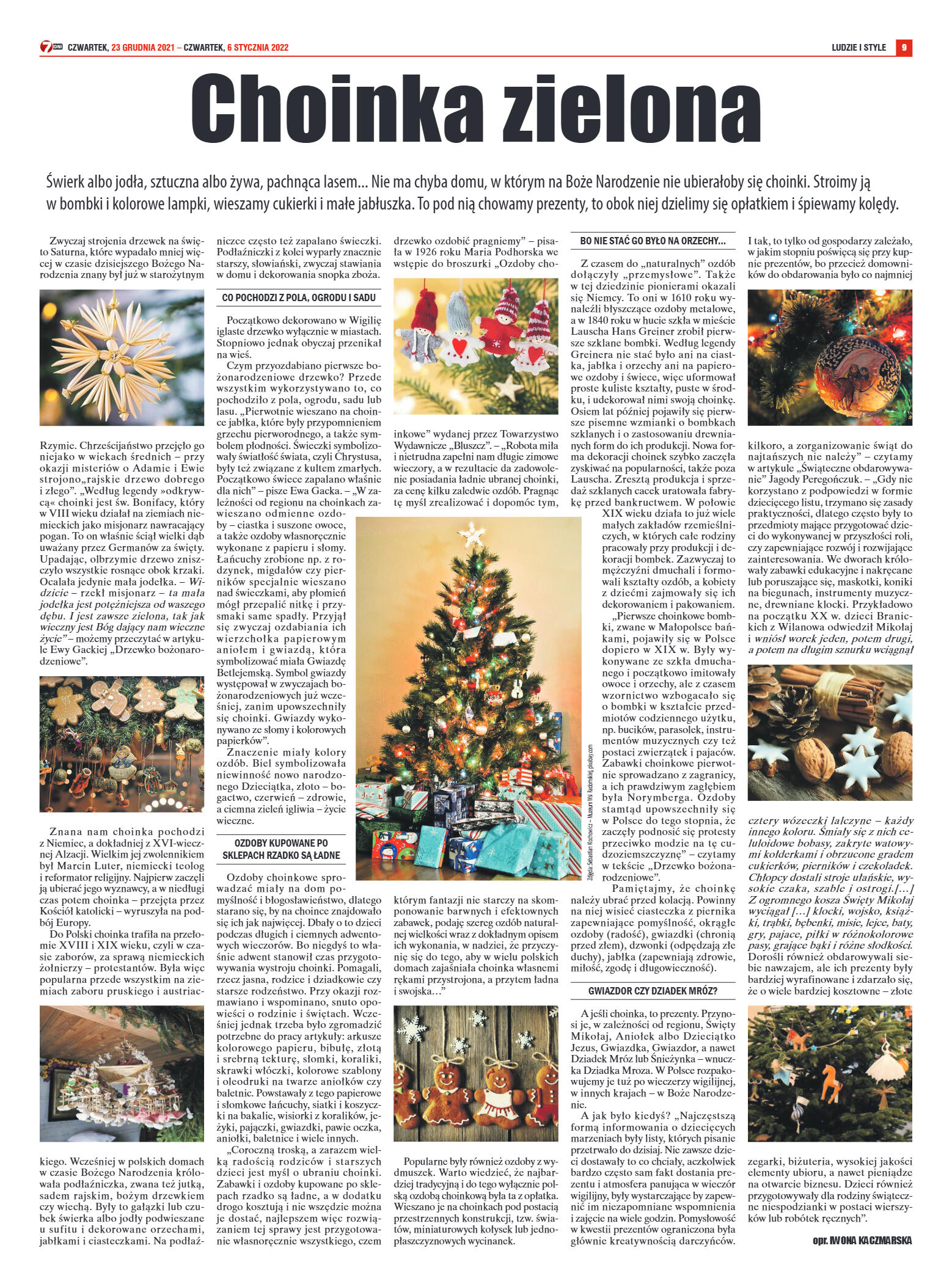 Tygodnik "7 Dni" nr 797 z dn. 23.12.2021 r. - strona 9
