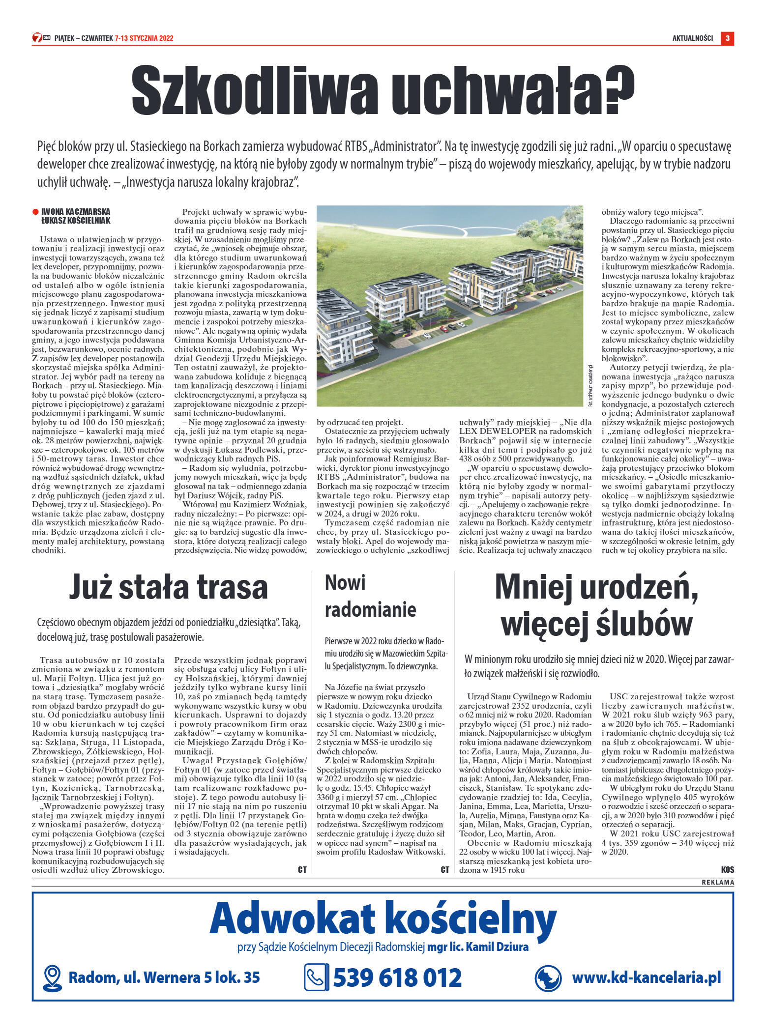 Tygodnik "7 Dni" nr 798 z dn. 07.01.2022 r. - strona 3