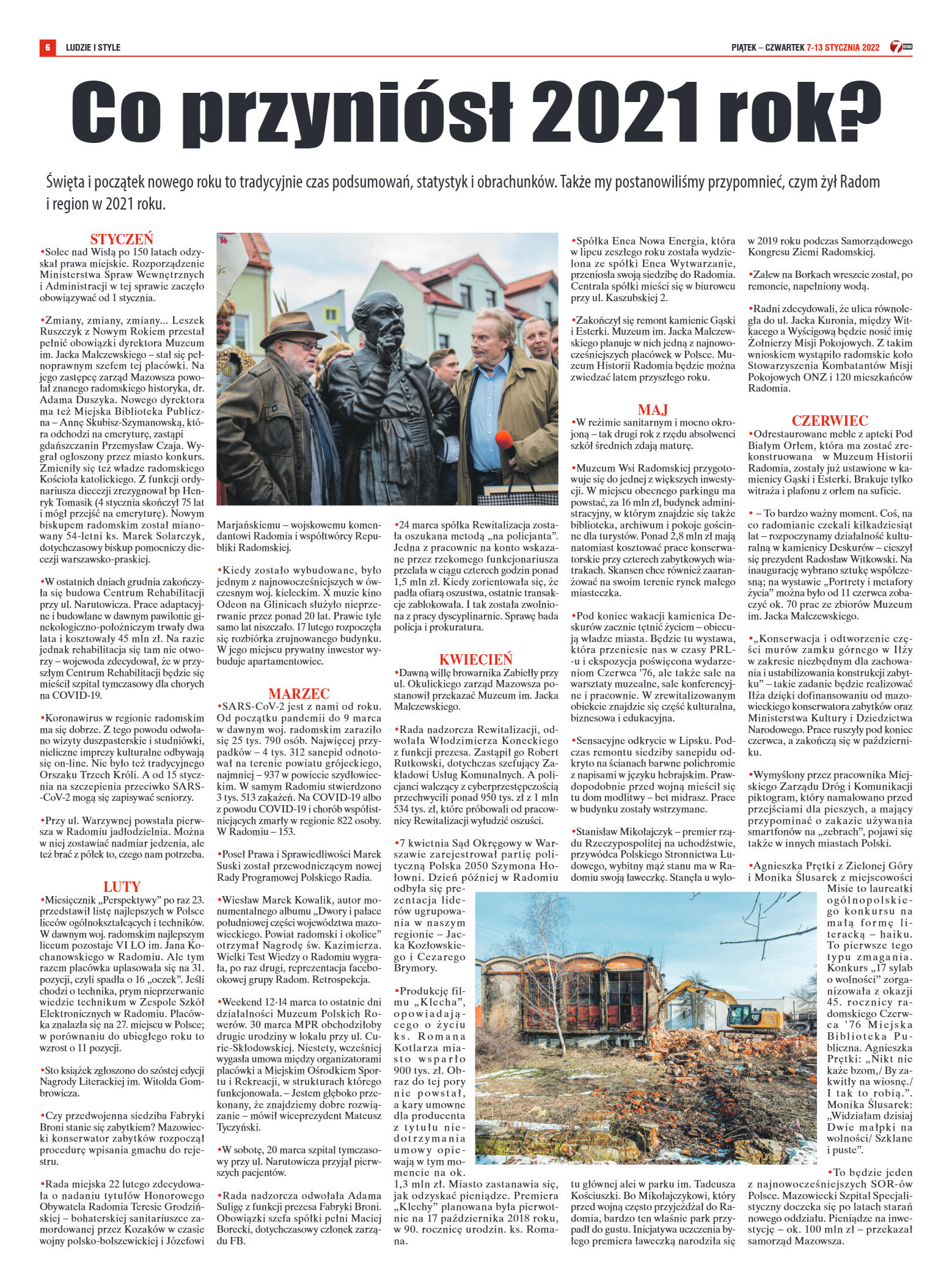 Tygodnik "7 Dni" nr 798 z dn. 07.01.2022 r. - strona 6
