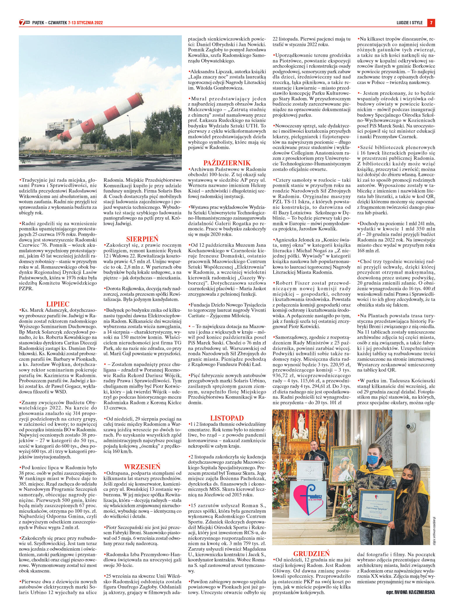 Tygodnik "7 Dni" nr 798 z dn. 07.01.2022 r. - strona 7