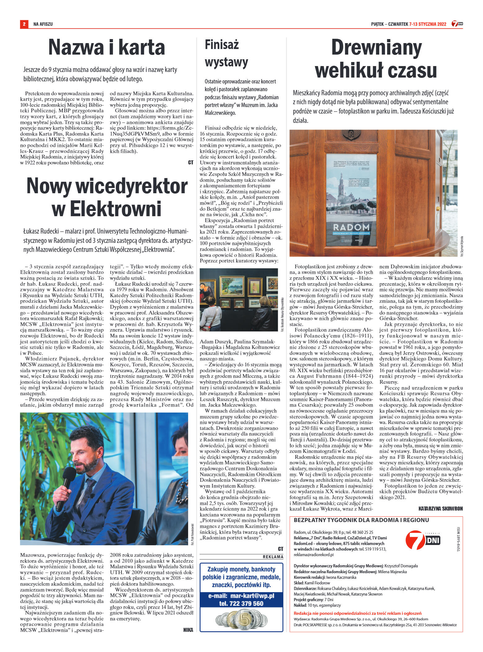 Tygodnik "7 Dni" nr 798 z dn. 07.01.2022 r. - strona 2