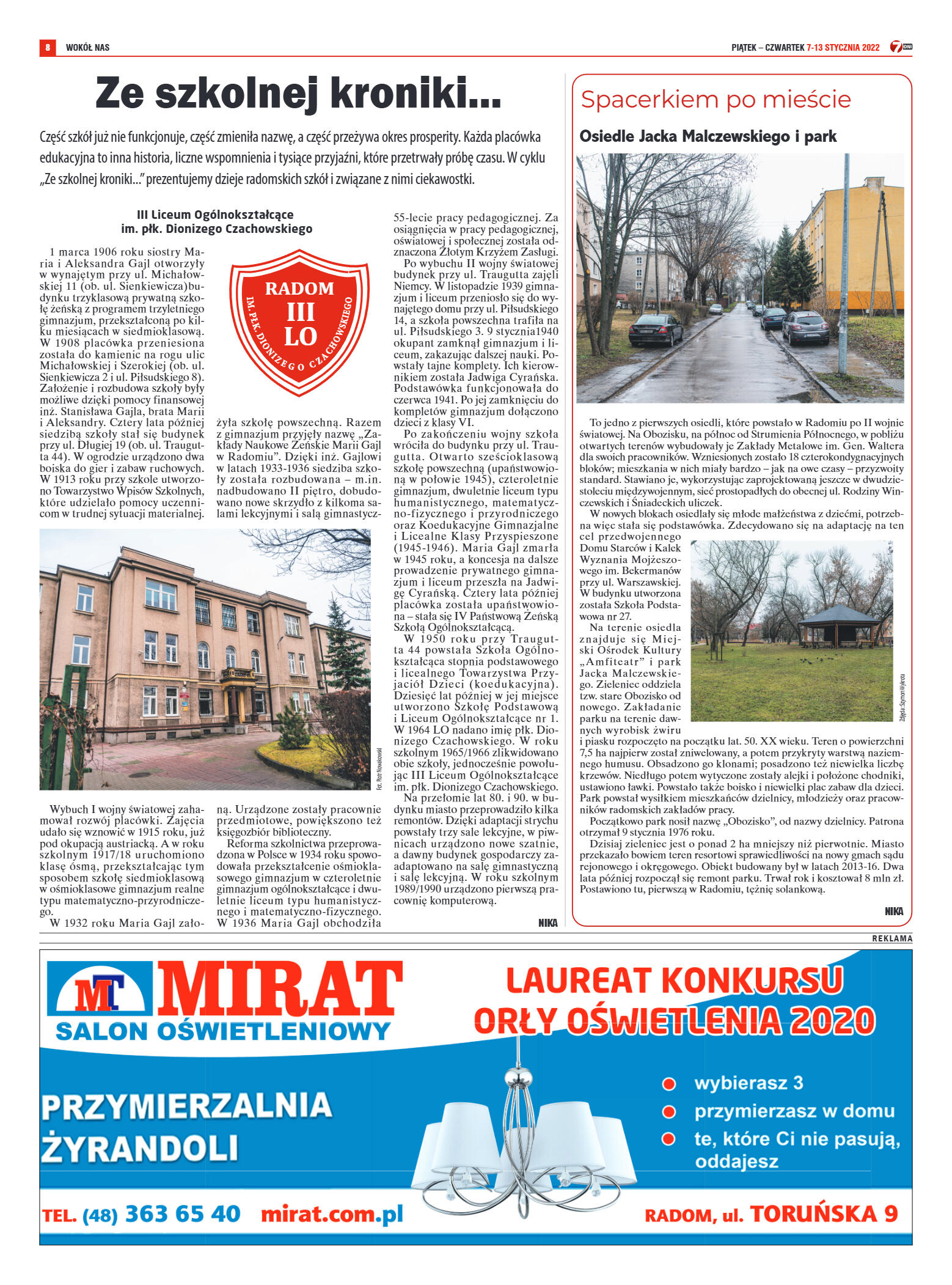 Tygodnik "7 Dni" nr 798 z dn. 07.01.2022 r. - strona 8