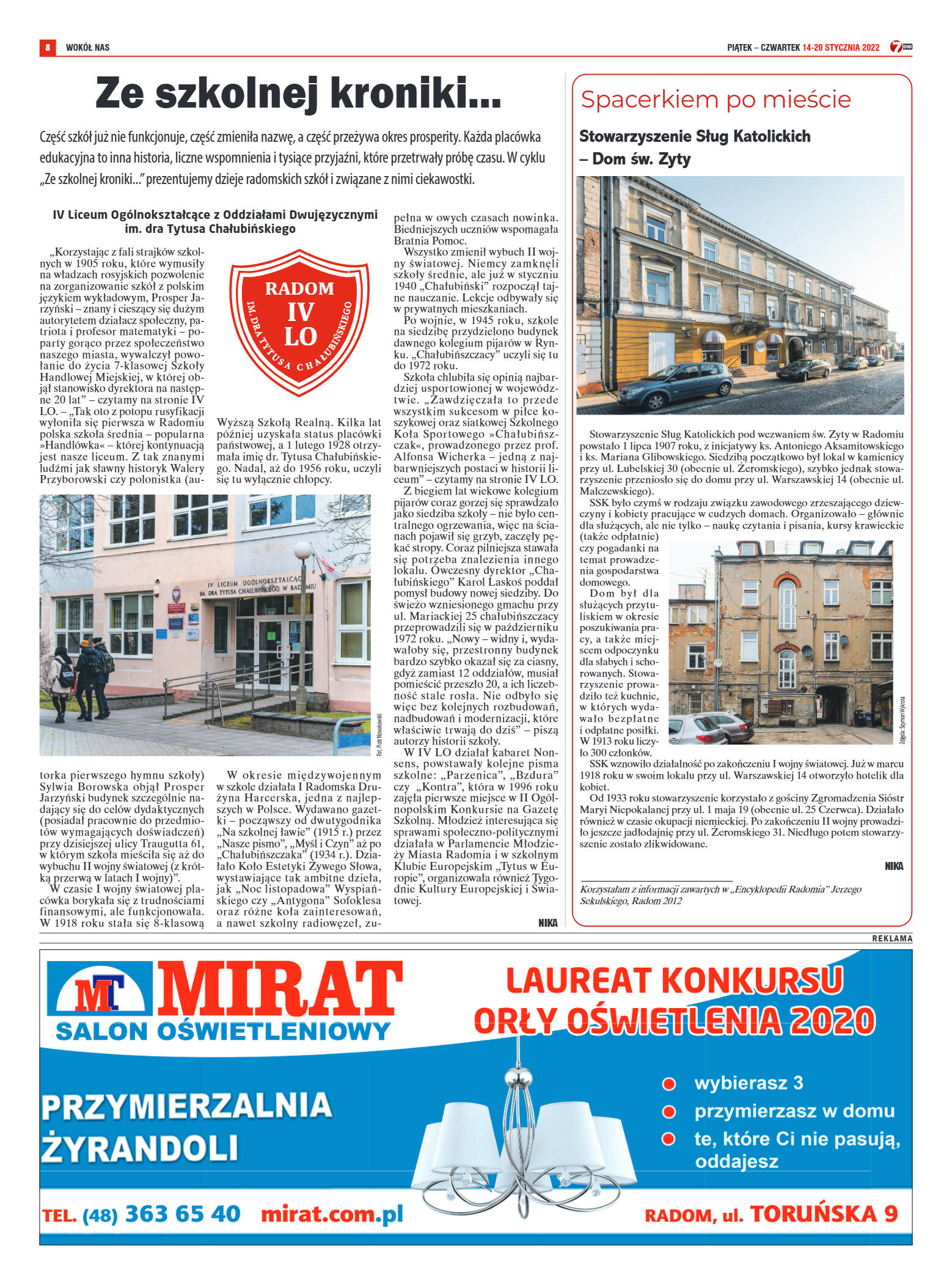 Tygodnik "7 Dni" nr 799 z dn. 14.01.2022 r. - strona 8