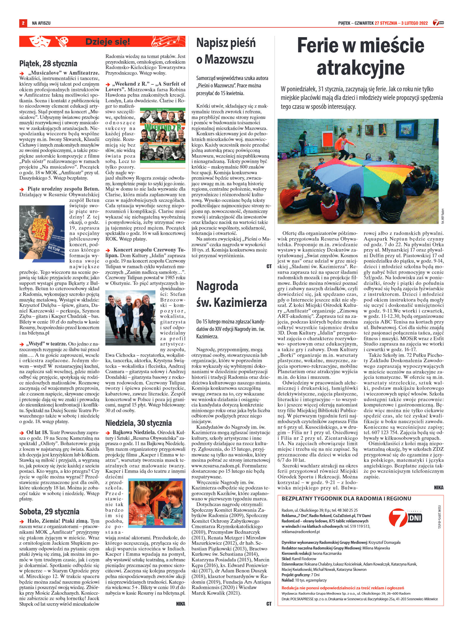 Tygodnik "7 Dni" nr 801 z dn. 28.01.2022 r. - strona 2