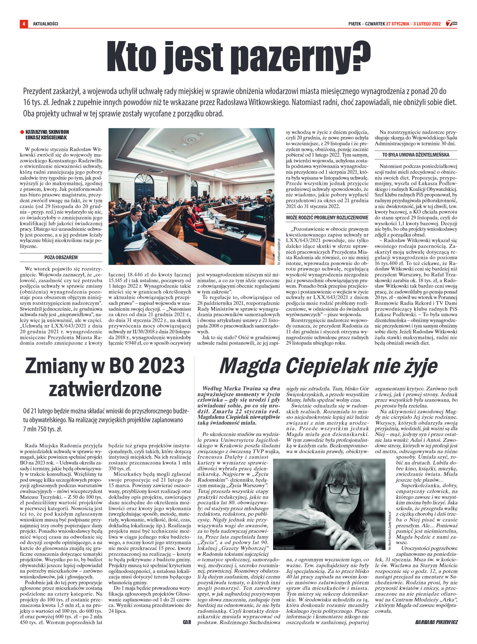 Tygodnik "7 Dni" nr 801 z dn. 28.01.2022 r. - strona 4