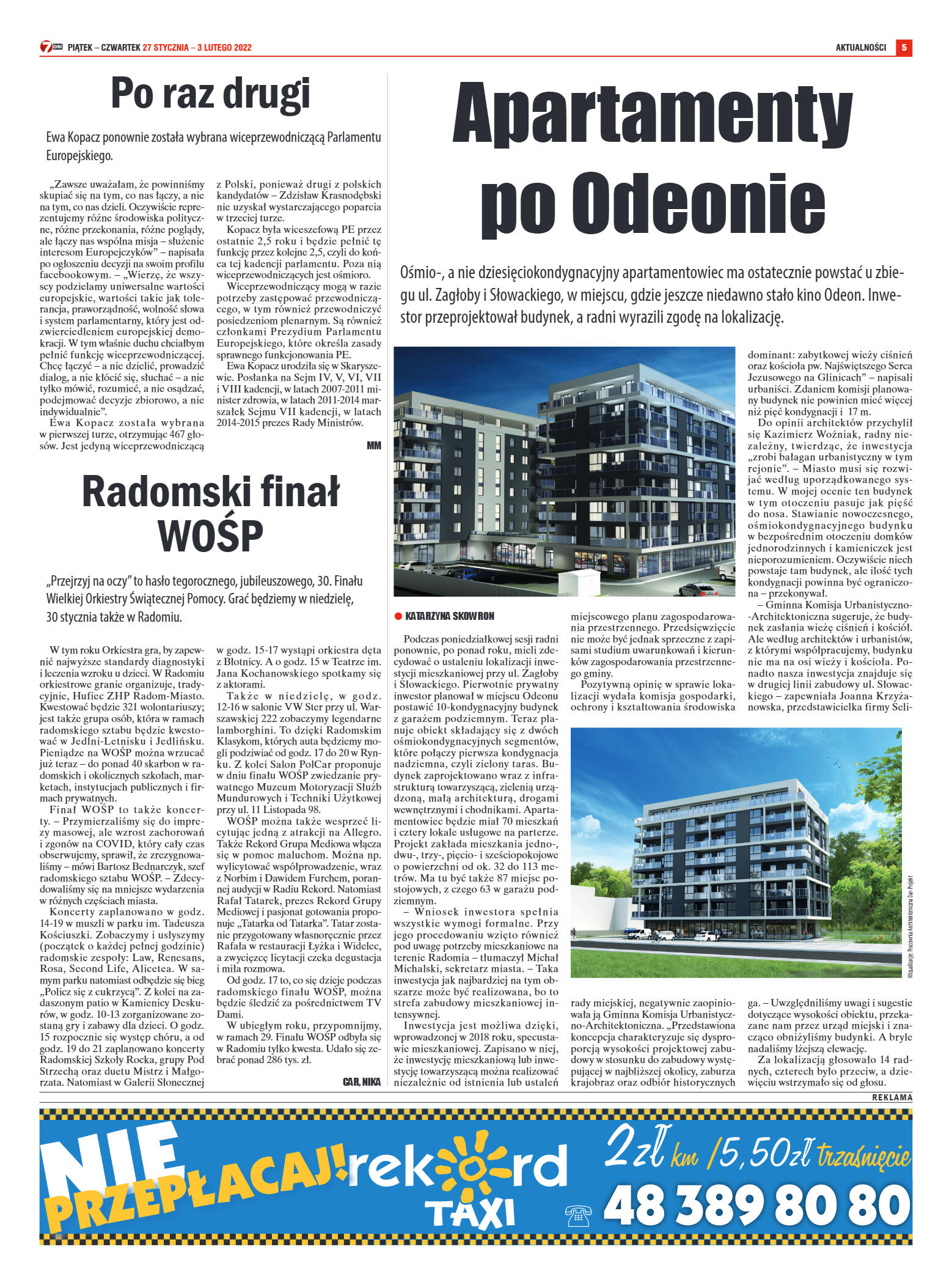 Tygodnik "7 Dni" nr 801 z dn. 28.01.2022 r. - strona 5