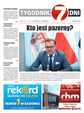 Tygodnik "7 Dni" nr 801 z dn. 28.01.2022 r. - strona 1