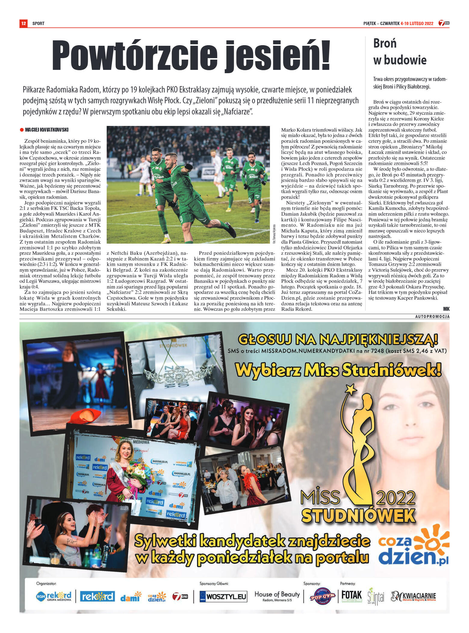 Tygodnik "7 Dni" nr 802 z dn. 04.02.2022 r. - strona 12