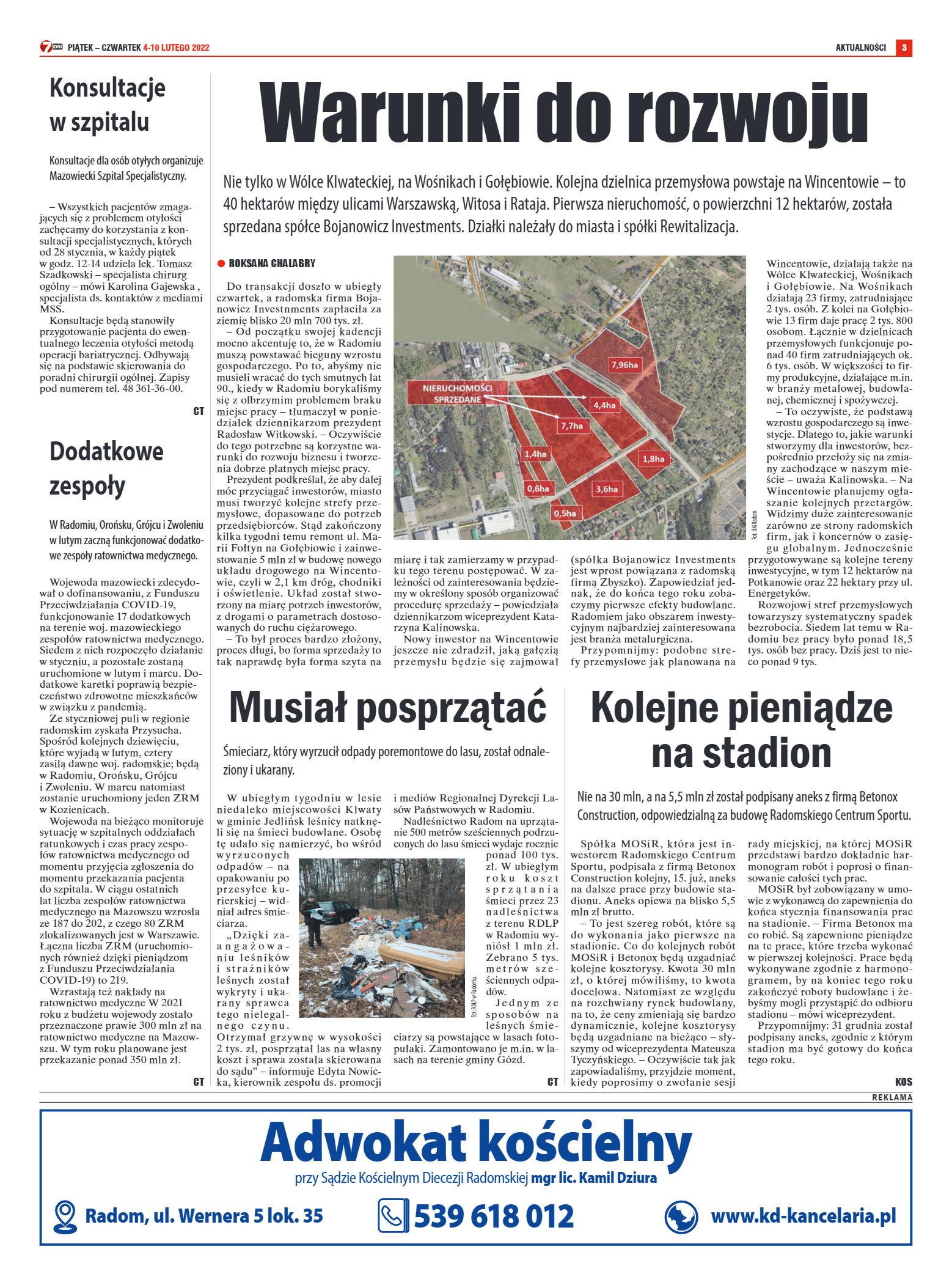 Tygodnik "7 Dni" nr 802 z dn. 04.02.2022 r. - strona 3