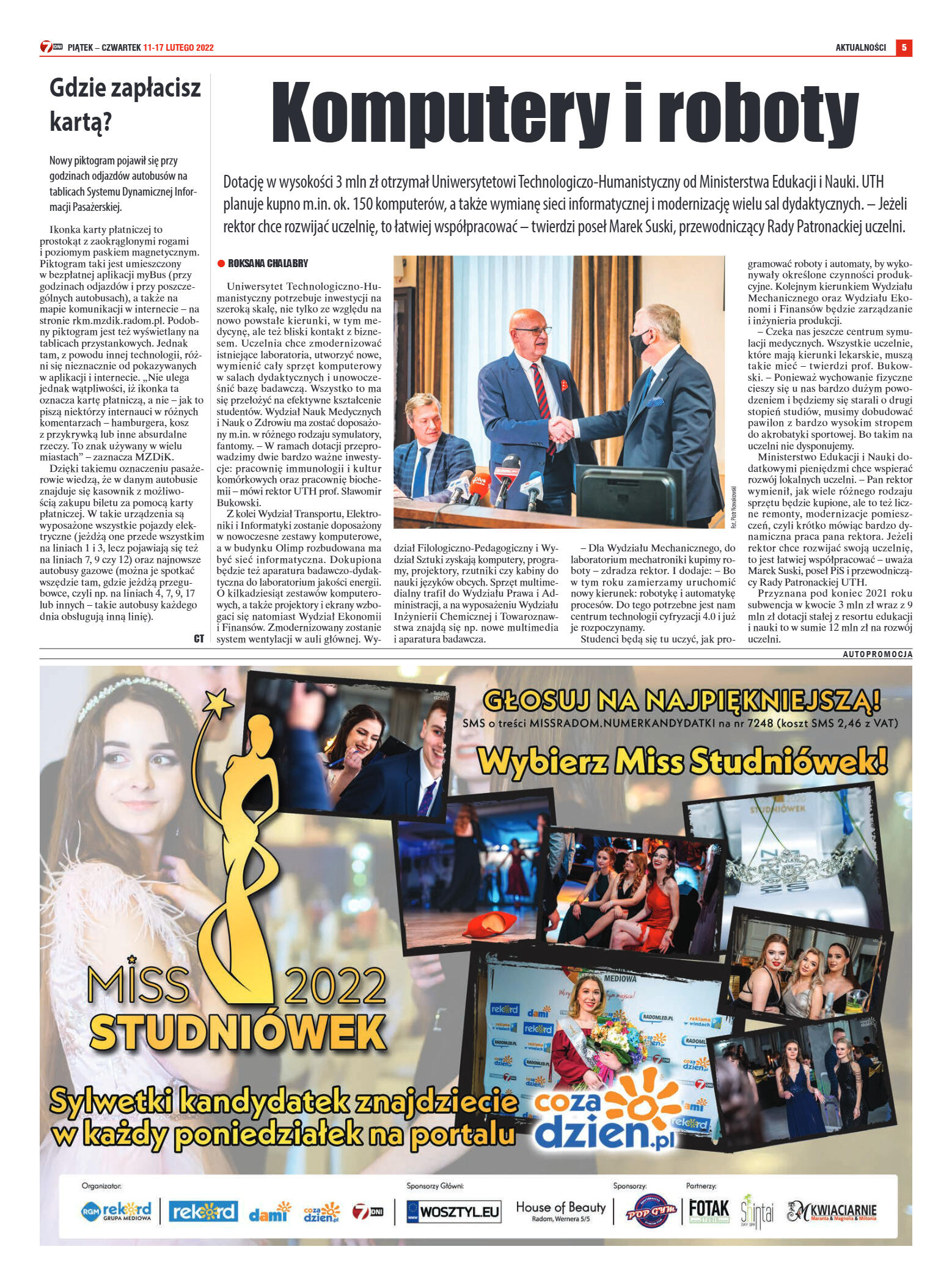 Tygodnik "7 Dni" nr 803 z dn. 11.02.2022 r. - strona 5