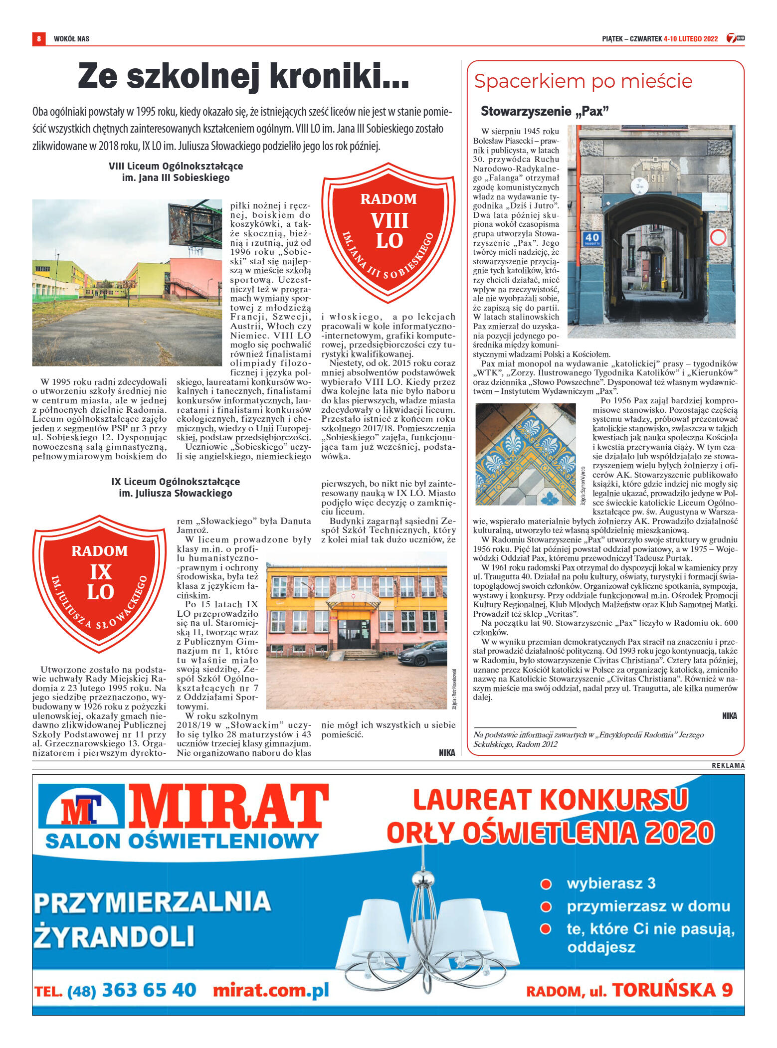 Tygodnik "7 Dni" nr 803 z dn. 11.02.2022 r. - strona 8