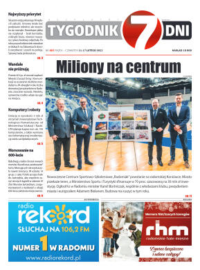 Tygodnik "7 Dni" nr 803 z dn. 11.02.2022 r. - strona 1