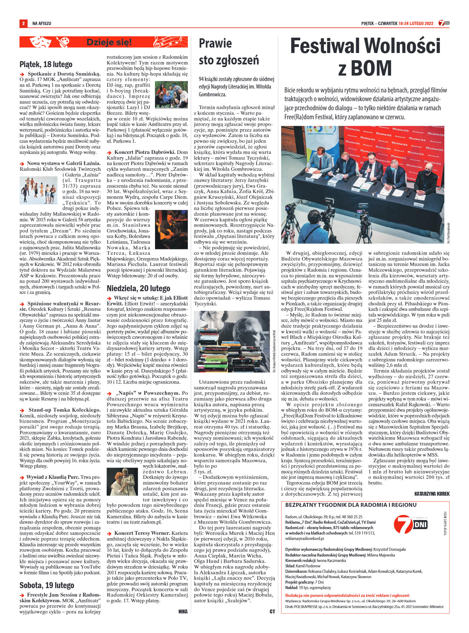 Tygodnik "7 Dni" nr 804 z dn. 18.02.2022 r. - strona 2