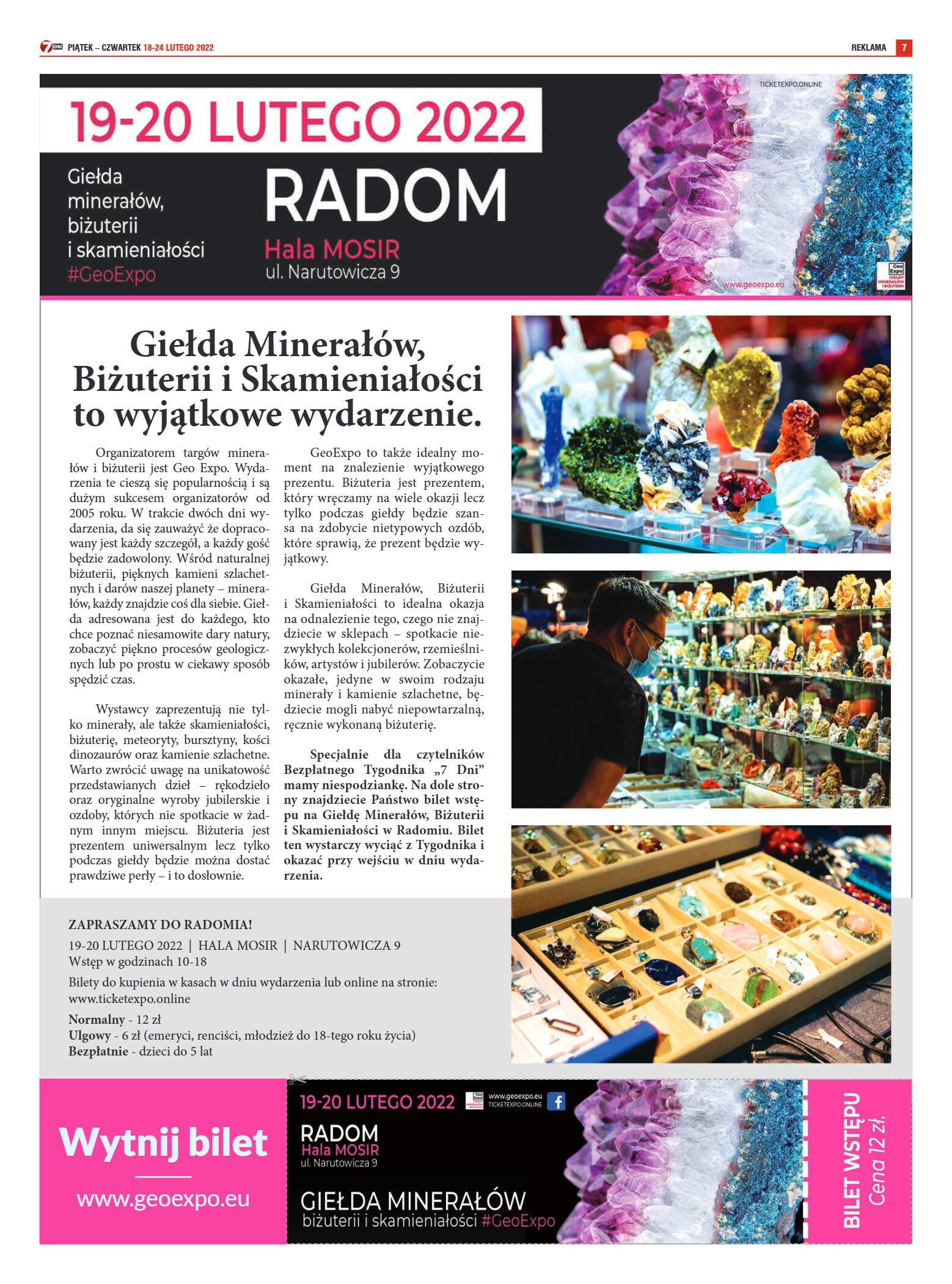 Tygodnik "7 Dni" nr 804 z dn. 18.02.2022 r. - strona 7