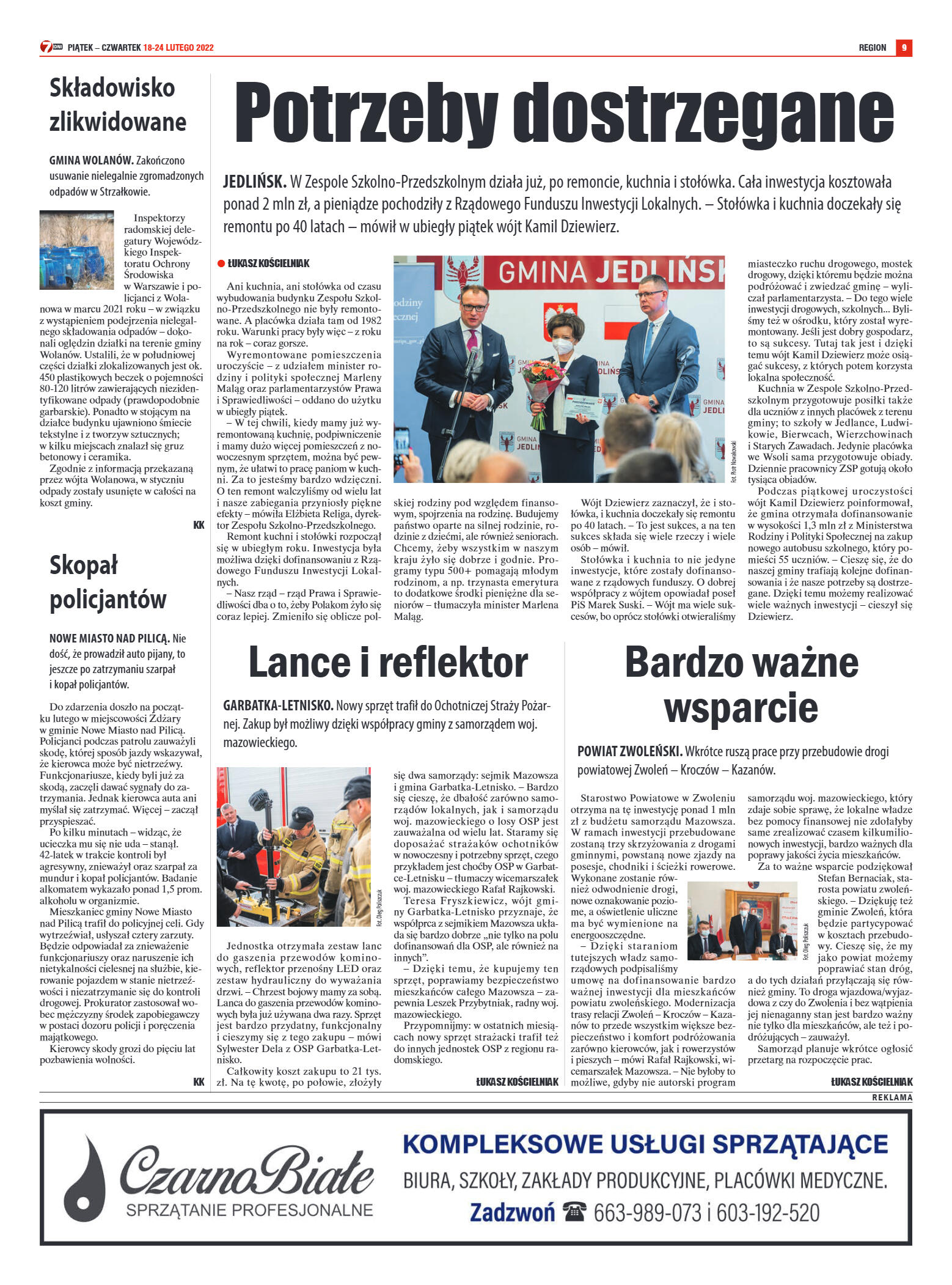 Tygodnik "7 Dni" nr 804 z dn. 18.02.2022 r. - strona 9