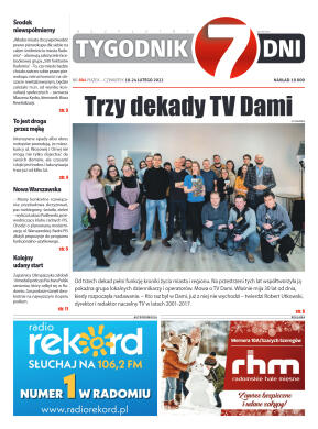 Tygodnik "7 Dni" nr 804 z dn. 18.02.2022 r. - strona 1
