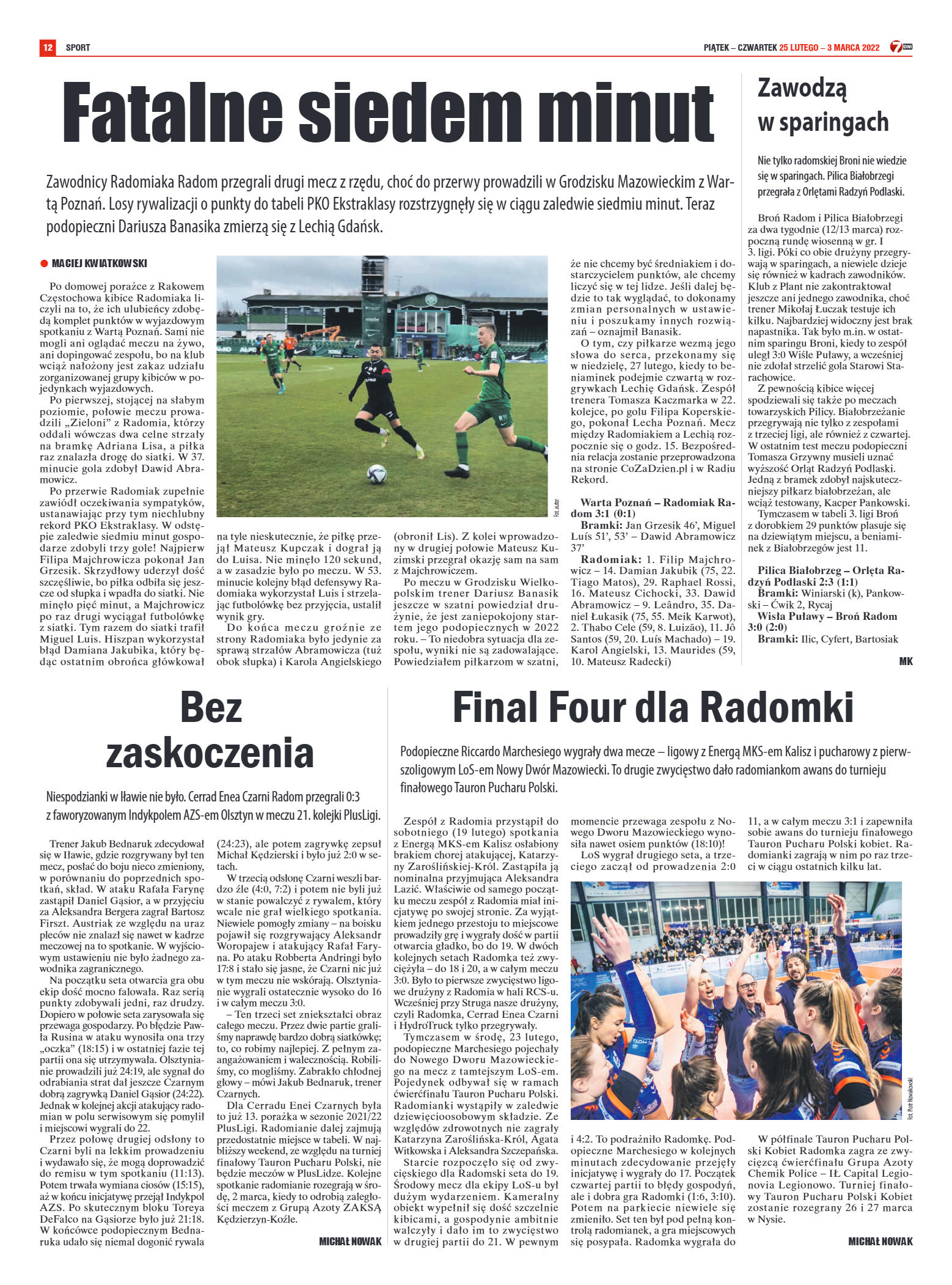 Tygodnik "7 Dni" nr 805 z dn. 25.02.2022 r. - strona 12